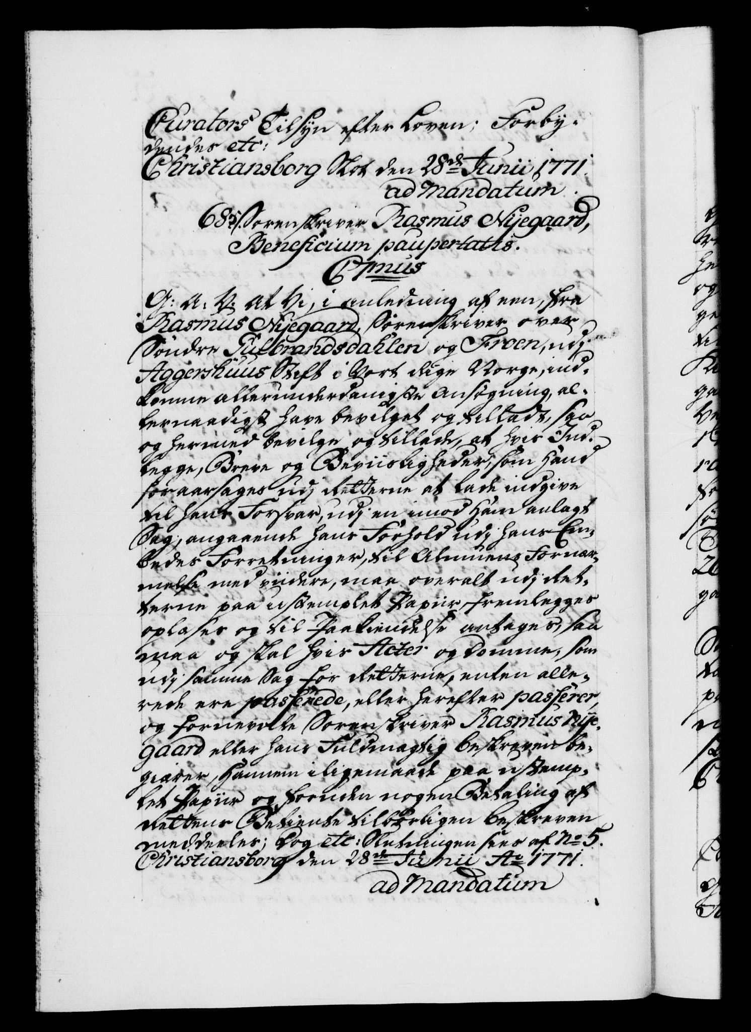 Danske Kanselli 1572-1799, AV/RA-EA-3023/F/Fc/Fca/Fcaa/L0045: Norske registre "Norske eller 3. dept.s åpne brev, 1771-1773, p. 55b