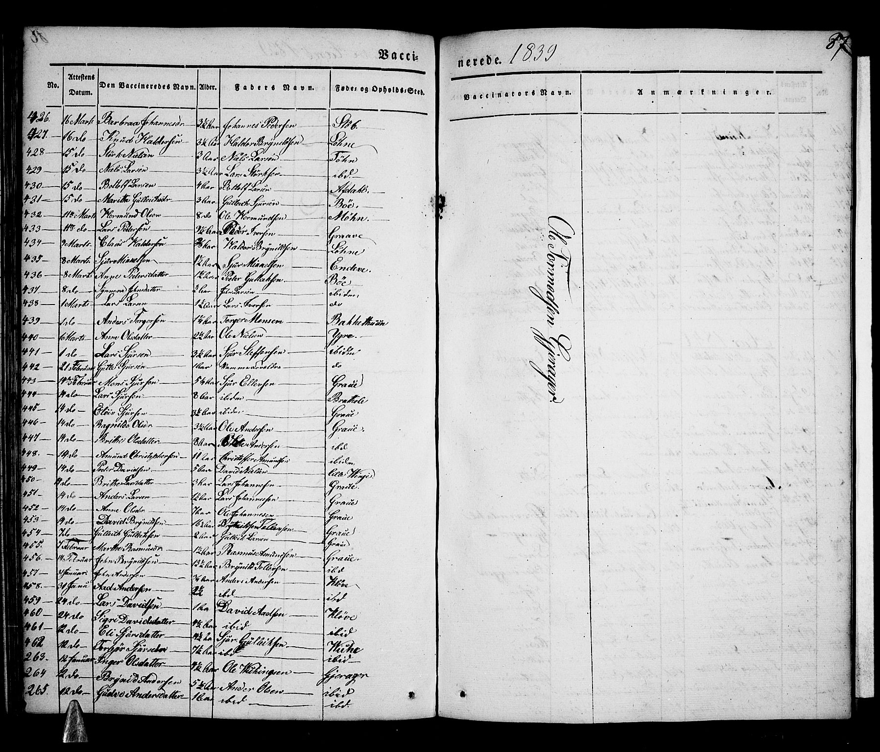 Voss sokneprestembete, AV/SAB-A-79001/H/Haa: Parish register (official) no. A 14, 1837-1847, p. 87