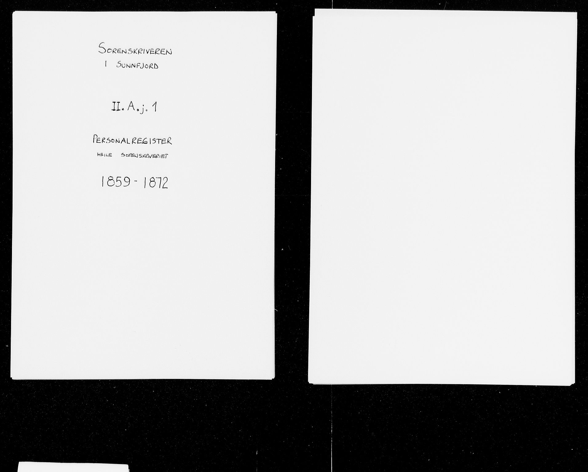 Sunnfjord tingrett, SAB/A-3201/1/G/Ga/Gaj/L0001: Mortgage register no. II.A.j.1, 1859-1872