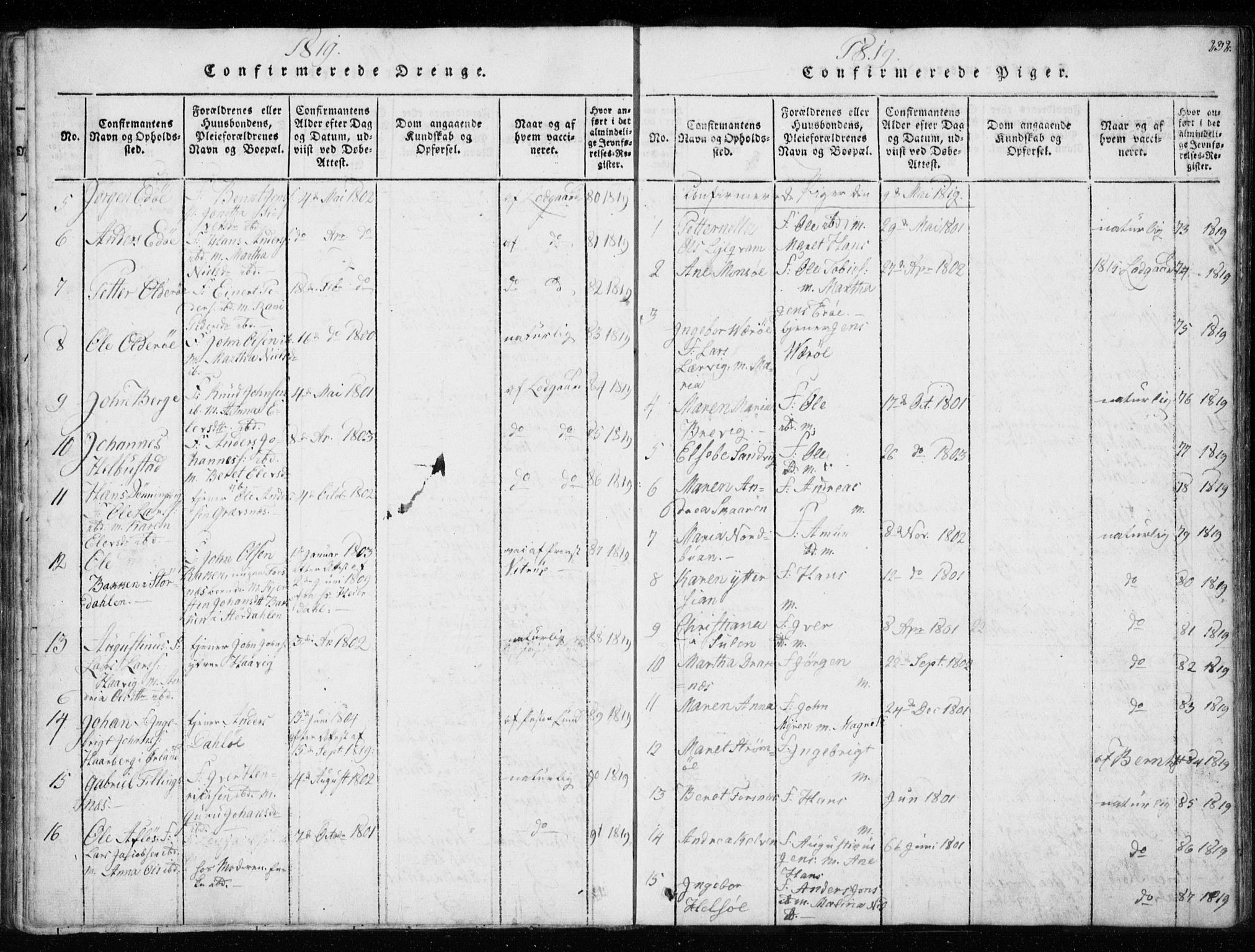 Ministerialprotokoller, klokkerbøker og fødselsregistre - Sør-Trøndelag, SAT/A-1456/634/L0527: Parish register (official) no. 634A03, 1818-1826, p. 232