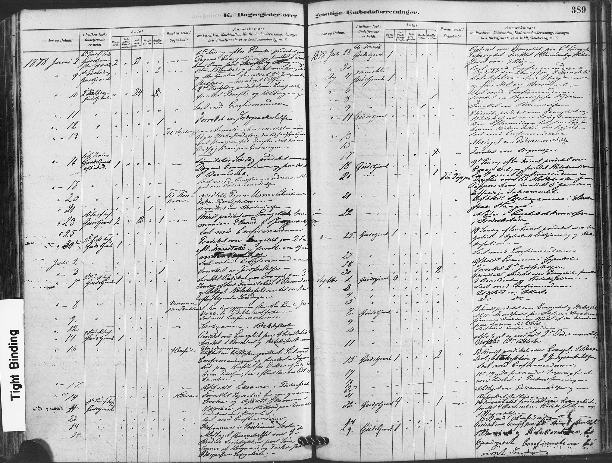 Hvaler prestekontor Kirkebøker, SAO/A-2001/F/Fa/L0008: Parish register (official) no. I 8, 1878-1895, p. 389