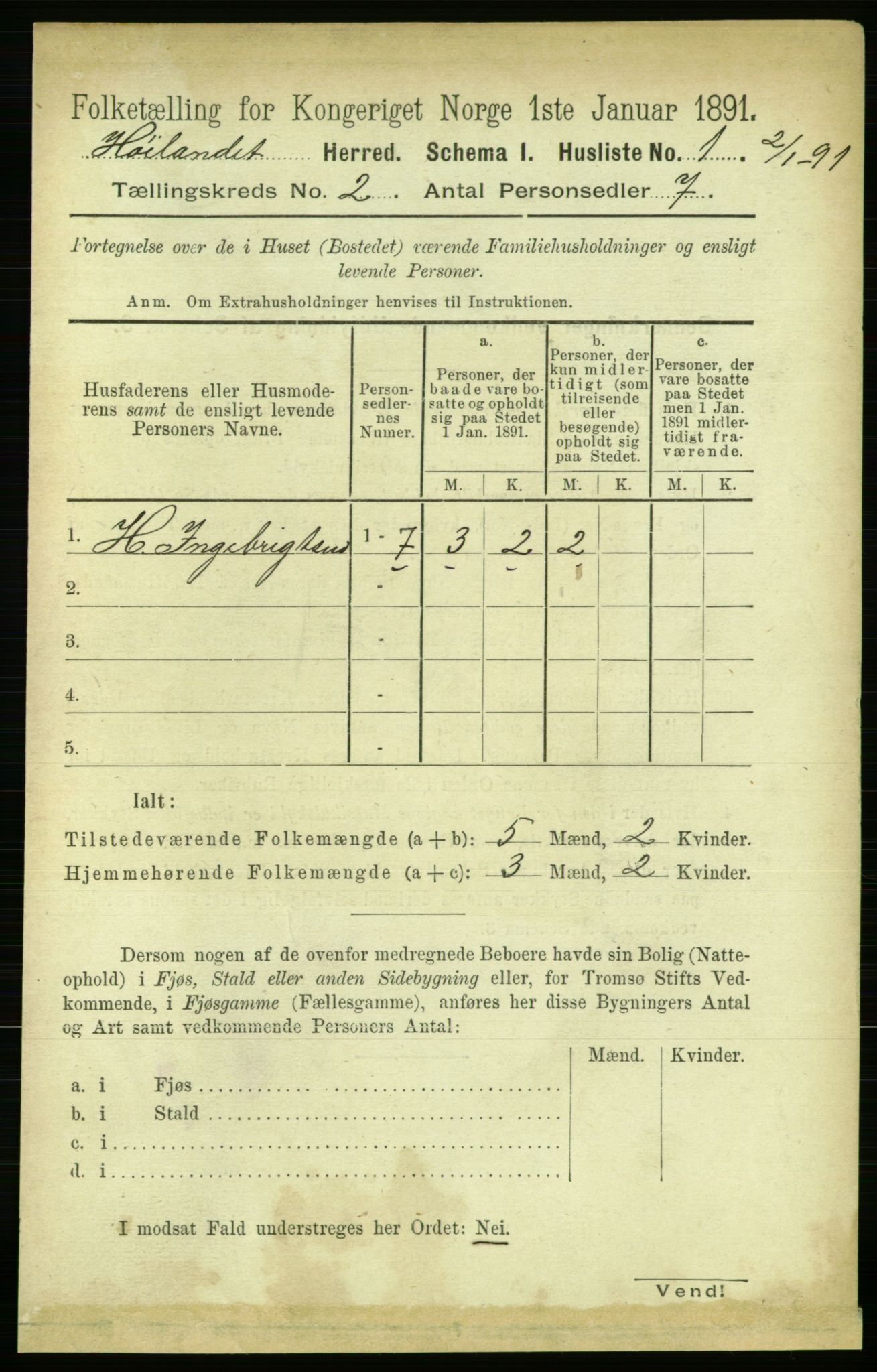 RA, 1891 census for 1651 Hølonda, 1891, p. 725