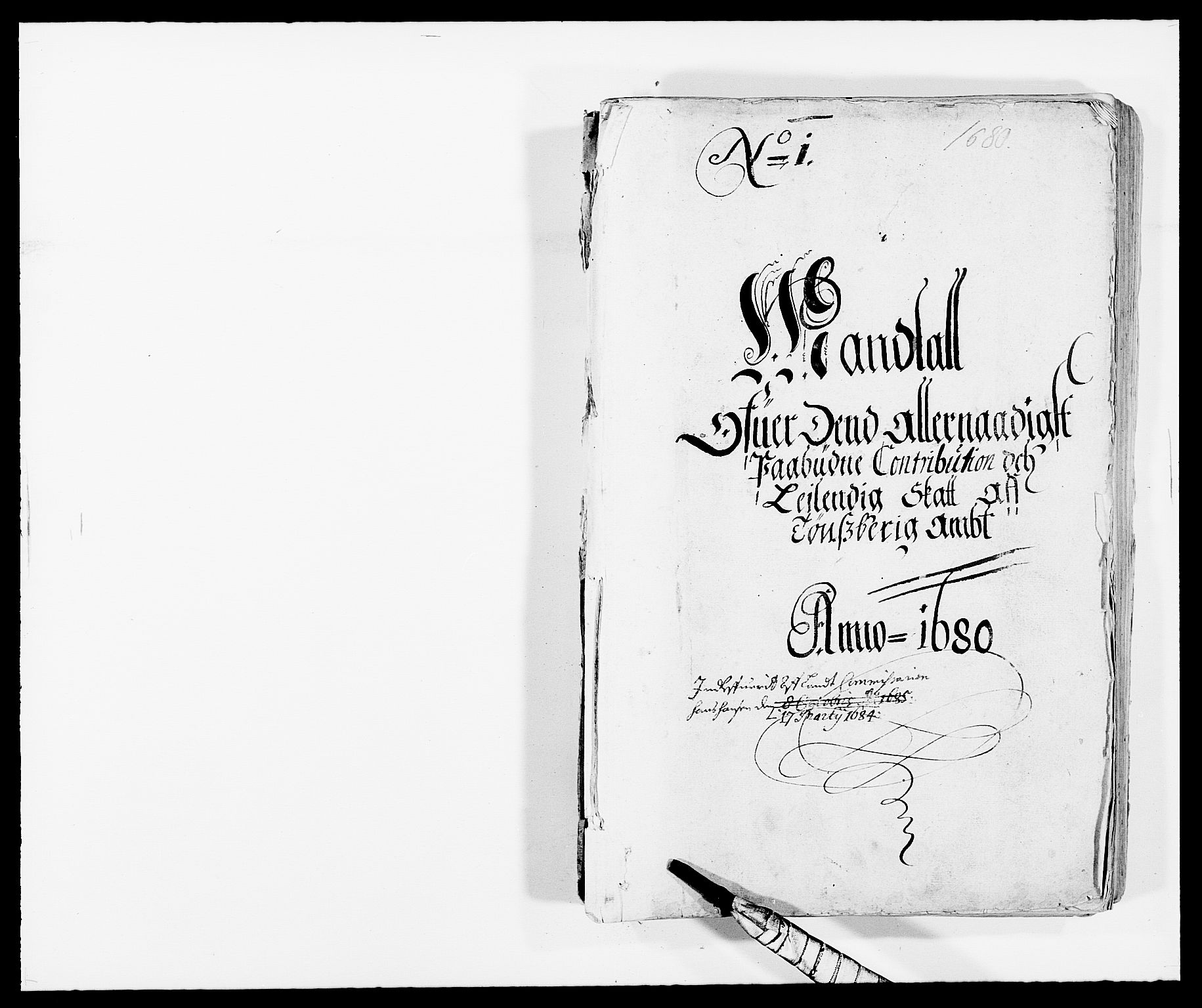Rentekammeret inntil 1814, Reviderte regnskaper, Fogderegnskap, AV/RA-EA-4092/R32/L1848: Fogderegnskap Jarlsberg grevskap, 1679-1680, p. 1