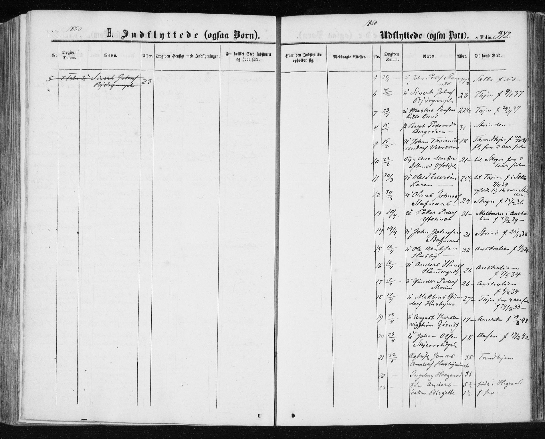 Ministerialprotokoller, klokkerbøker og fødselsregistre - Nord-Trøndelag, SAT/A-1458/709/L0075: Parish register (official) no. 709A15, 1859-1870, p. 342