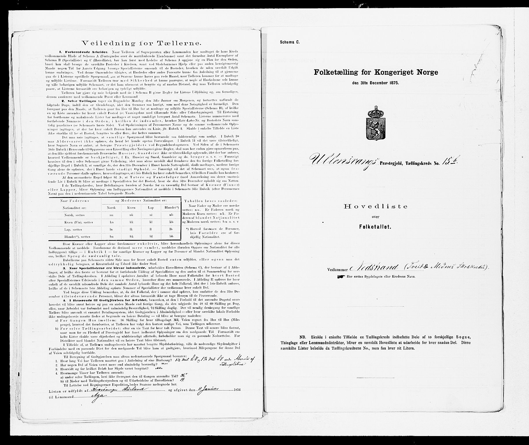 SAB, 1875 census for 1230P Ullensvang, 1875, p. 36