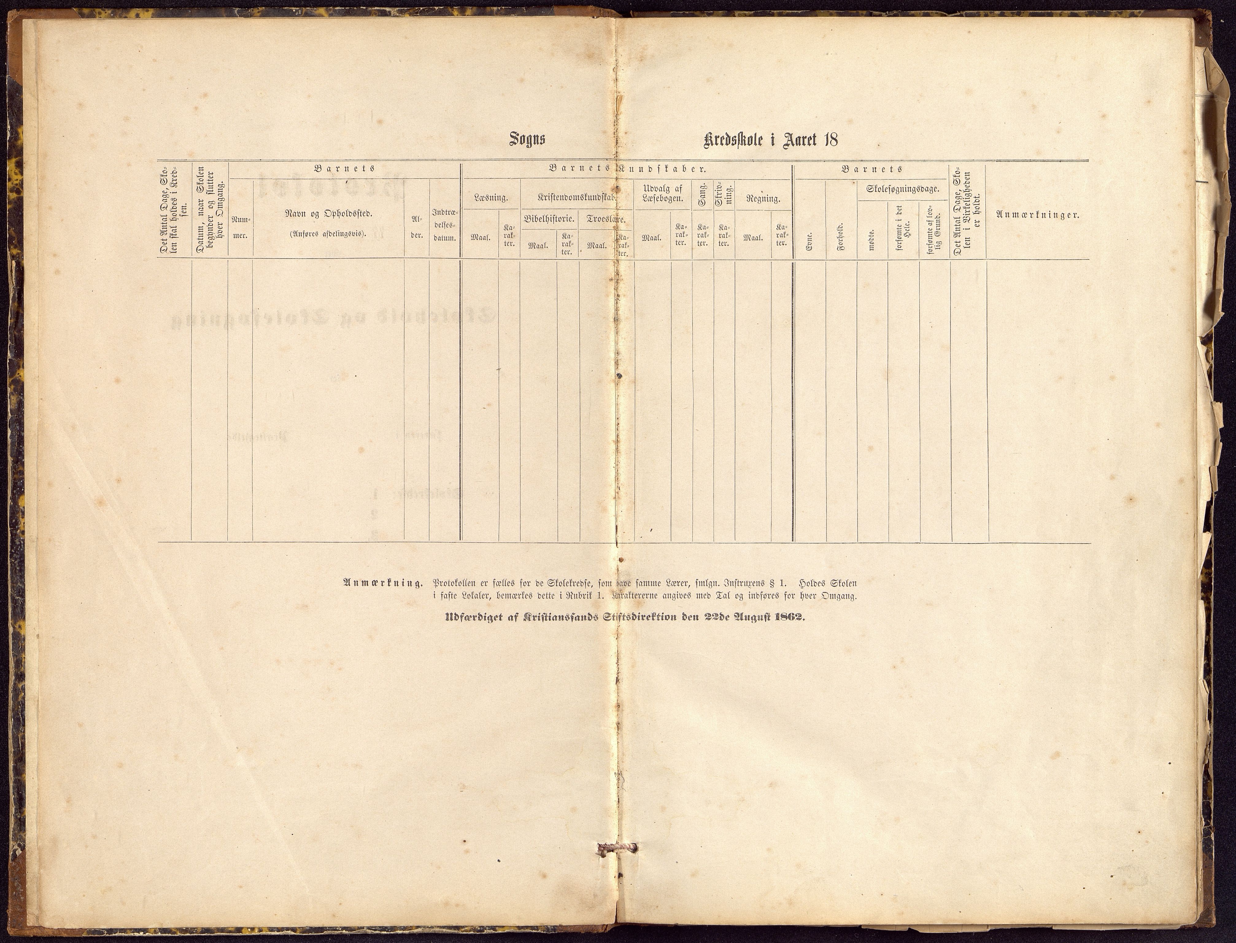 Øvrebø og Hægeland kommune - Skolestyret, ARKSOR/1014ØH550/G/L0003: Skoleprotokoll, Øvrebø og Loland kretser, 1869-1892