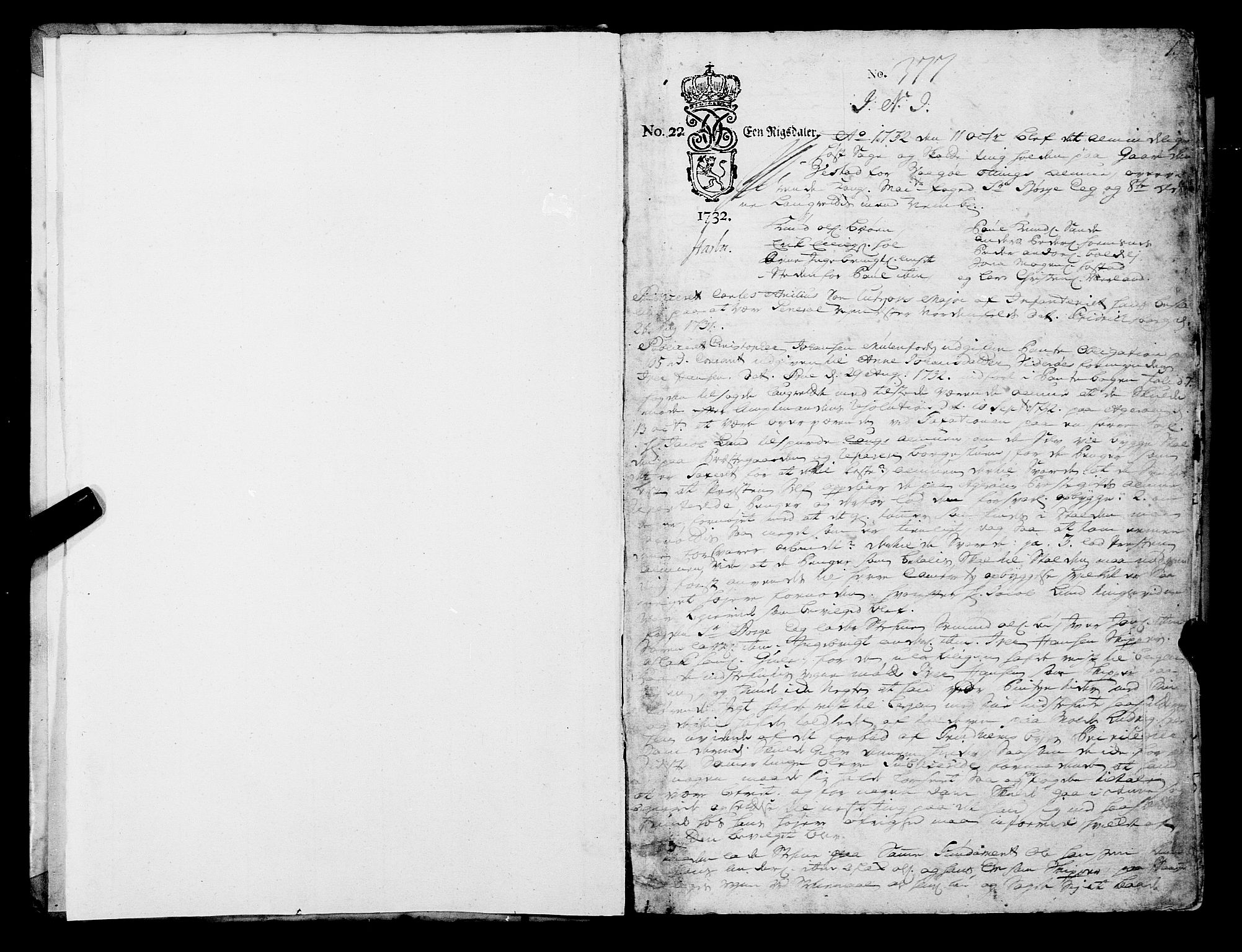 Romsdal sorenskriveri, SAT/A-4149/1/1/1A/L0011: Tingbok, 1732-1740, p. 0b-1a