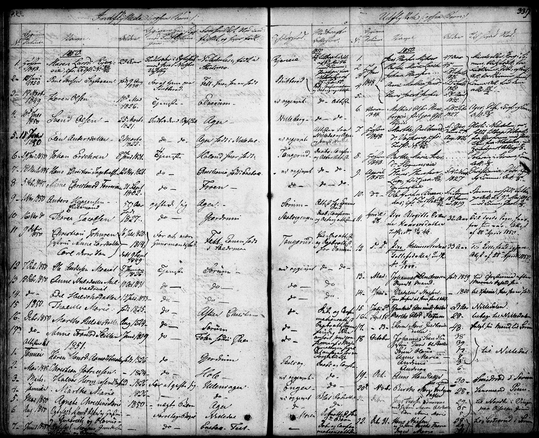 Skedsmo prestekontor Kirkebøker, SAO/A-10033a/F/Fa/L0009: Parish register (official) no. I 9, 1830-1853, p. 339