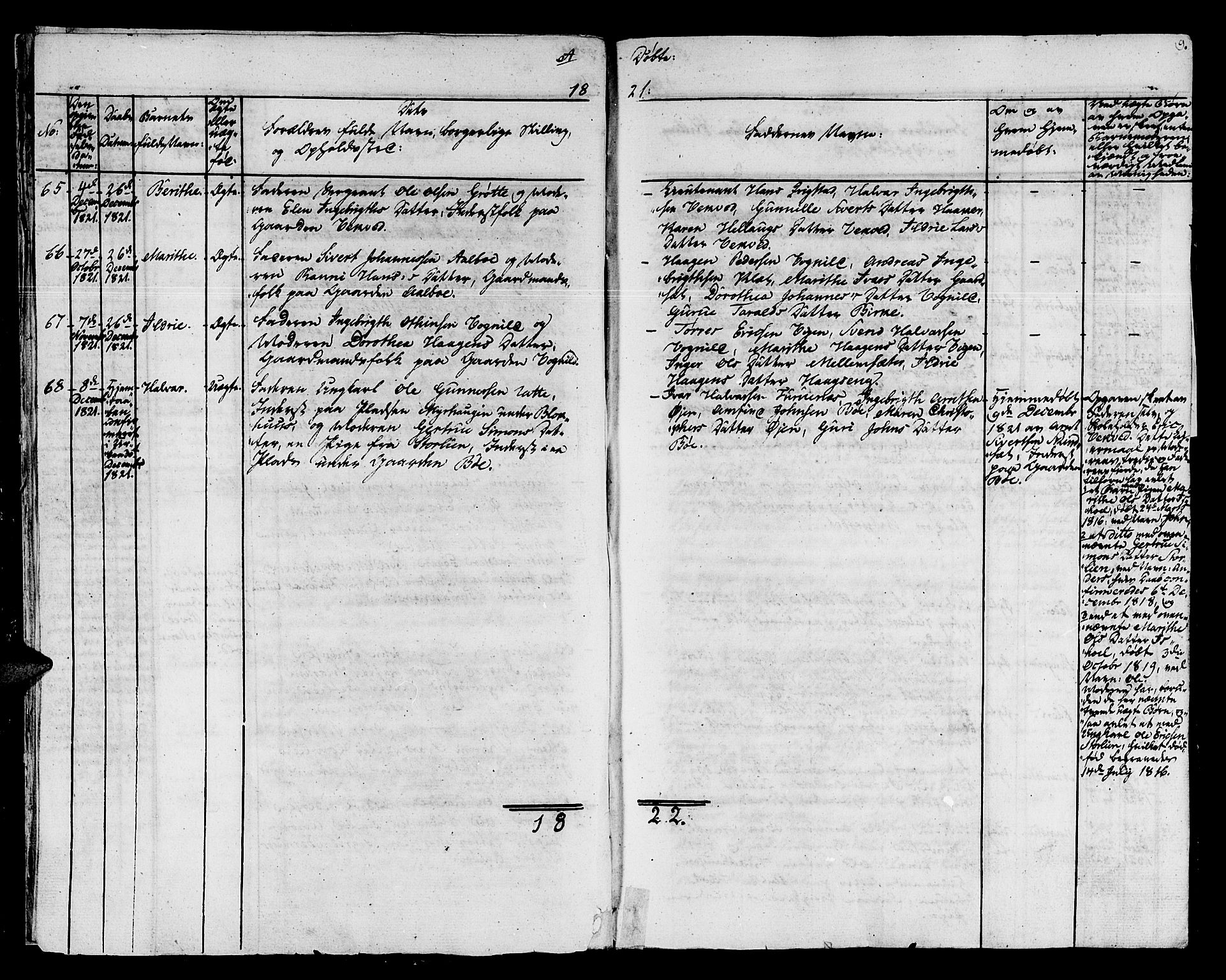 Ministerialprotokoller, klokkerbøker og fødselsregistre - Sør-Trøndelag, SAT/A-1456/678/L0897: Parish register (official) no. 678A06-07, 1821-1847, p. 9