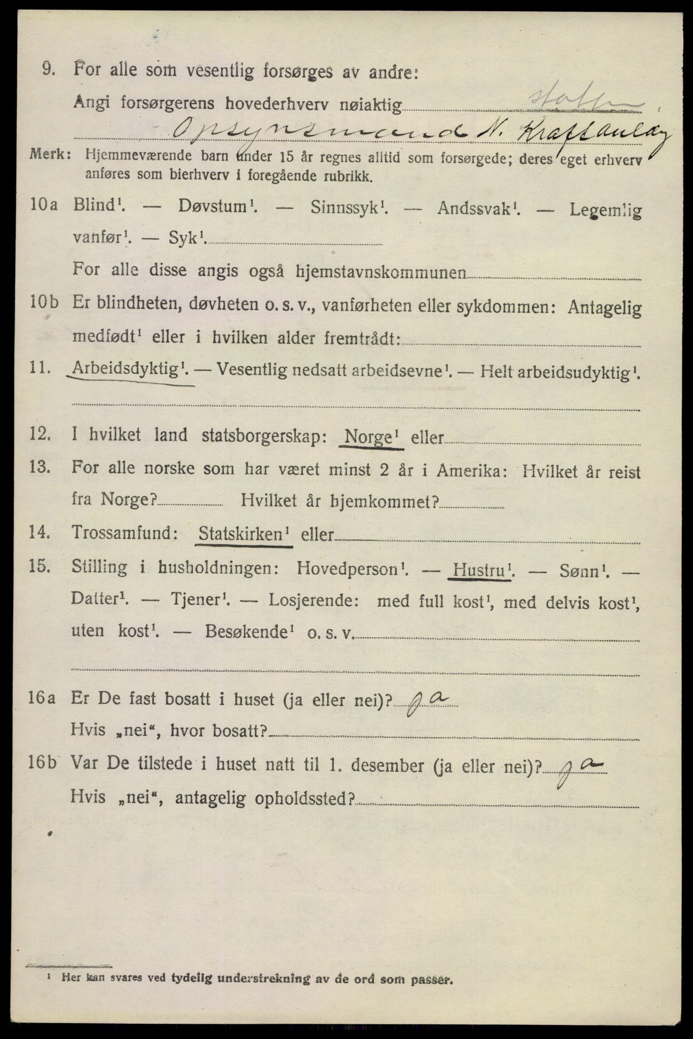 SAKO, 1920 census for Nore, 1920, p. 4001