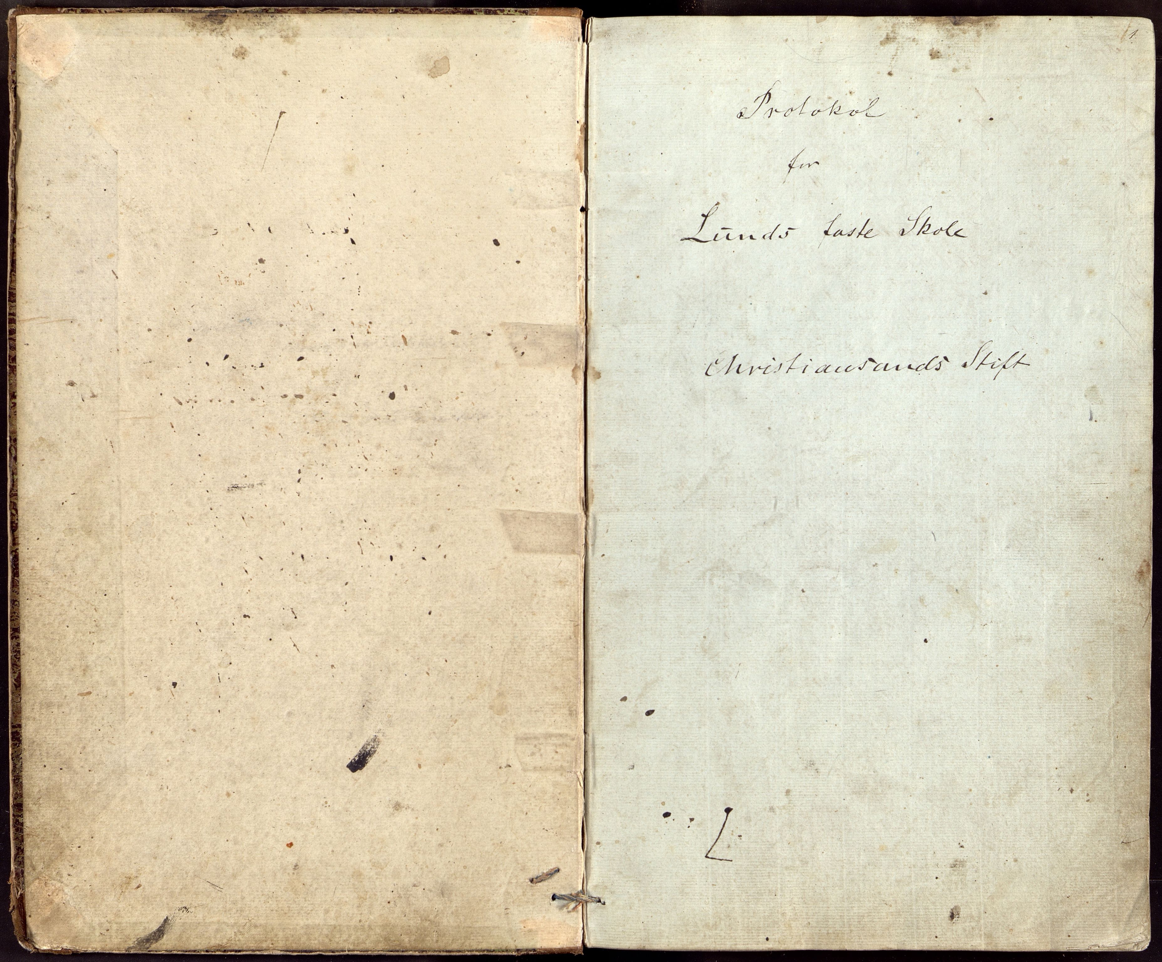 Oddernes kommune - Lund/Lahelle skolekrets, ARKSOR/1001OD556/H/L0007: Skoleprotokoll, 1850-1858