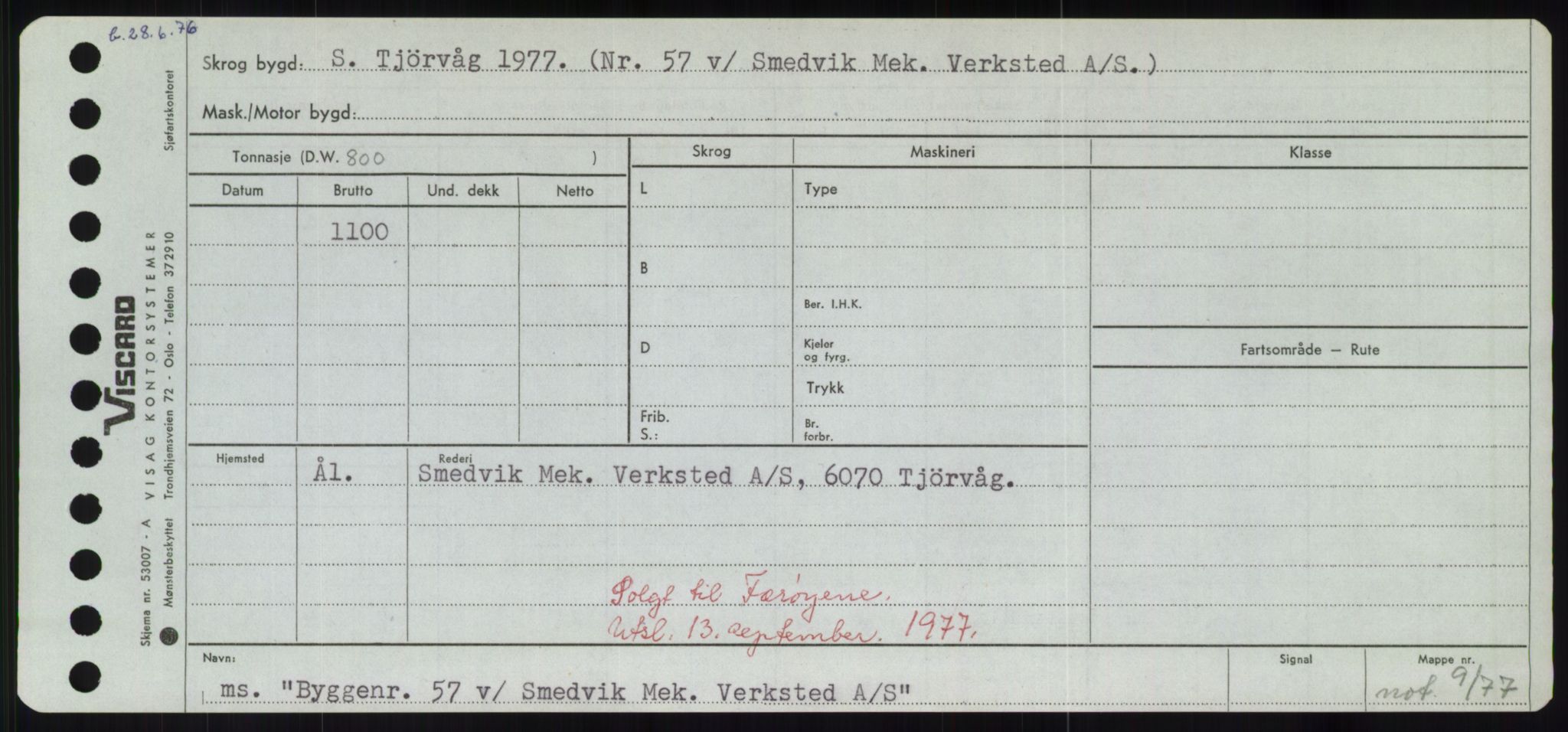 Sjøfartsdirektoratet med forløpere, Skipsmålingen, RA/S-1627/H/Hd/L0006: Fartøy, Byg-Båt, p. 599