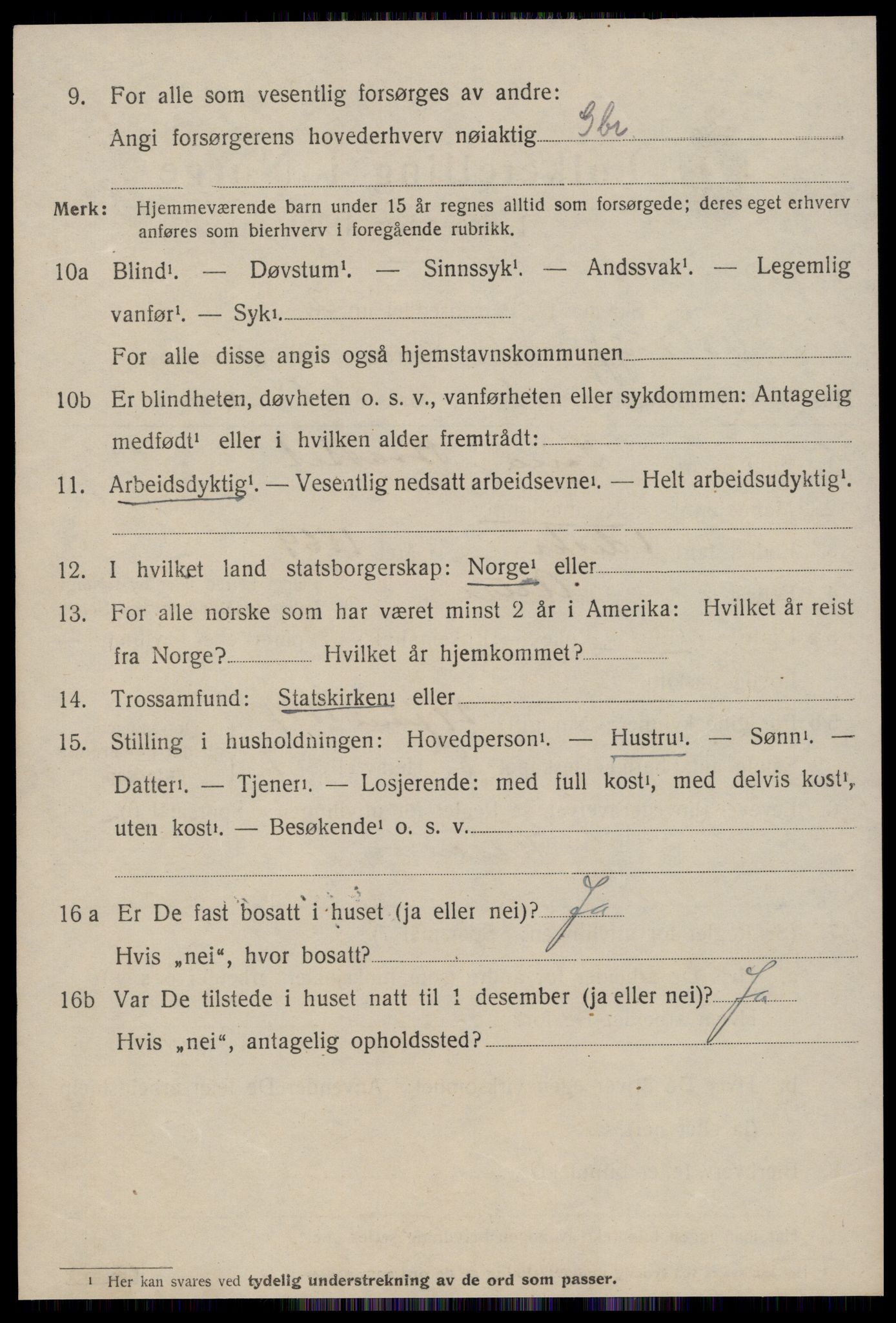 SAT, 1920 census for Valsøyfjord, 1920, p. 450