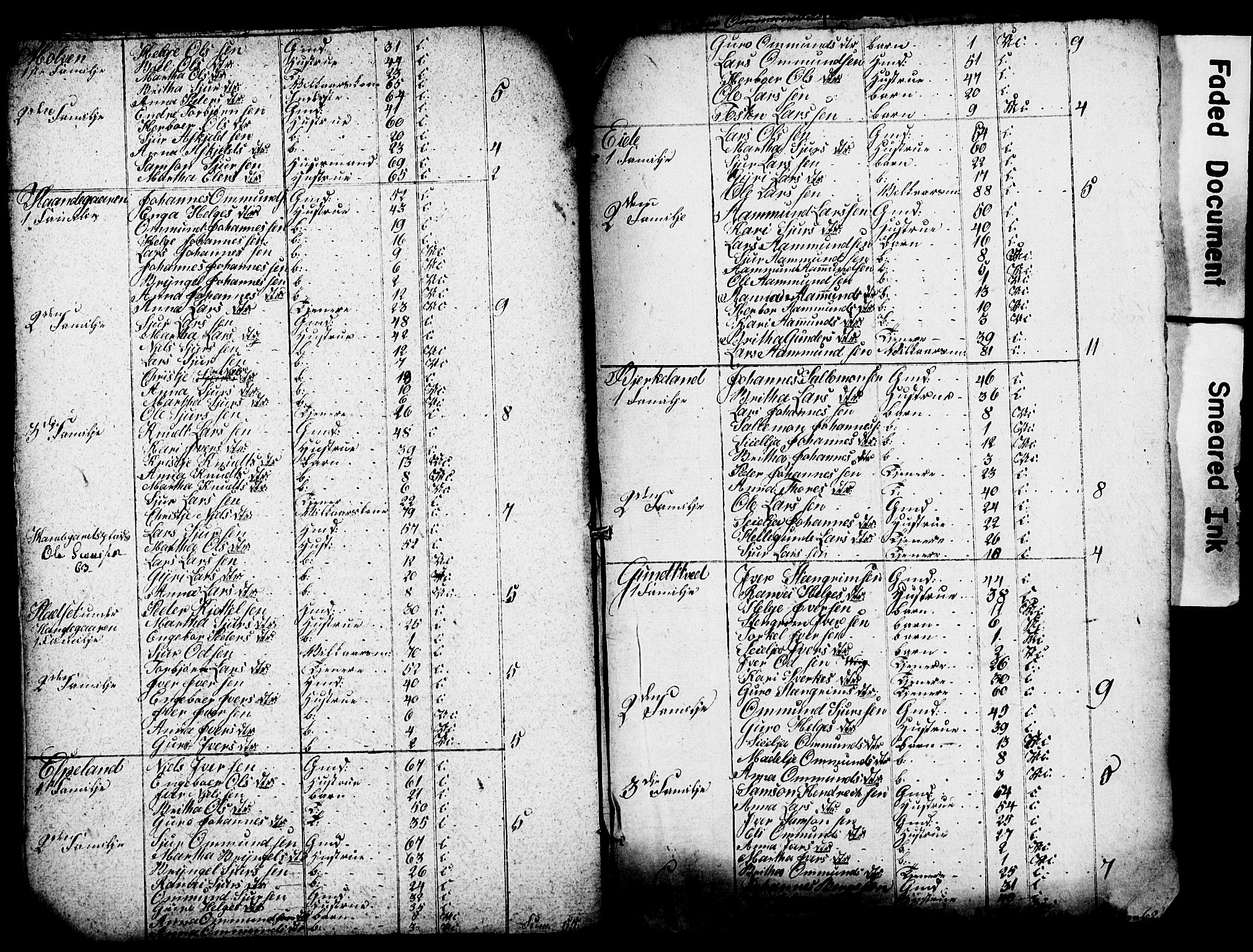 , 1825 Census for Strandebarm parish, 1825, p. 34