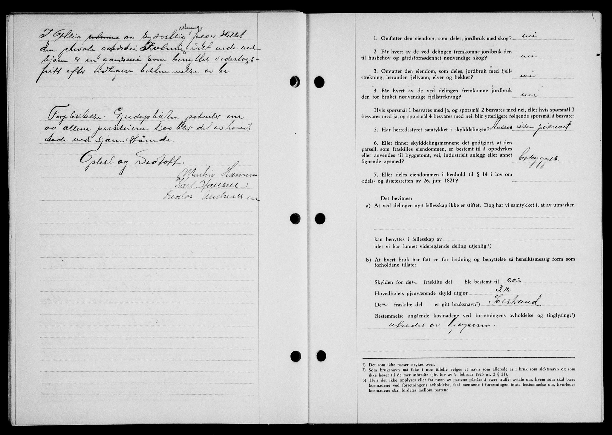 Lofoten sorenskriveri, SAT/A-0017/1/2/2C/L0014a: Mortgage book no. 14a, 1946-1946, Diary no: : 512/1946