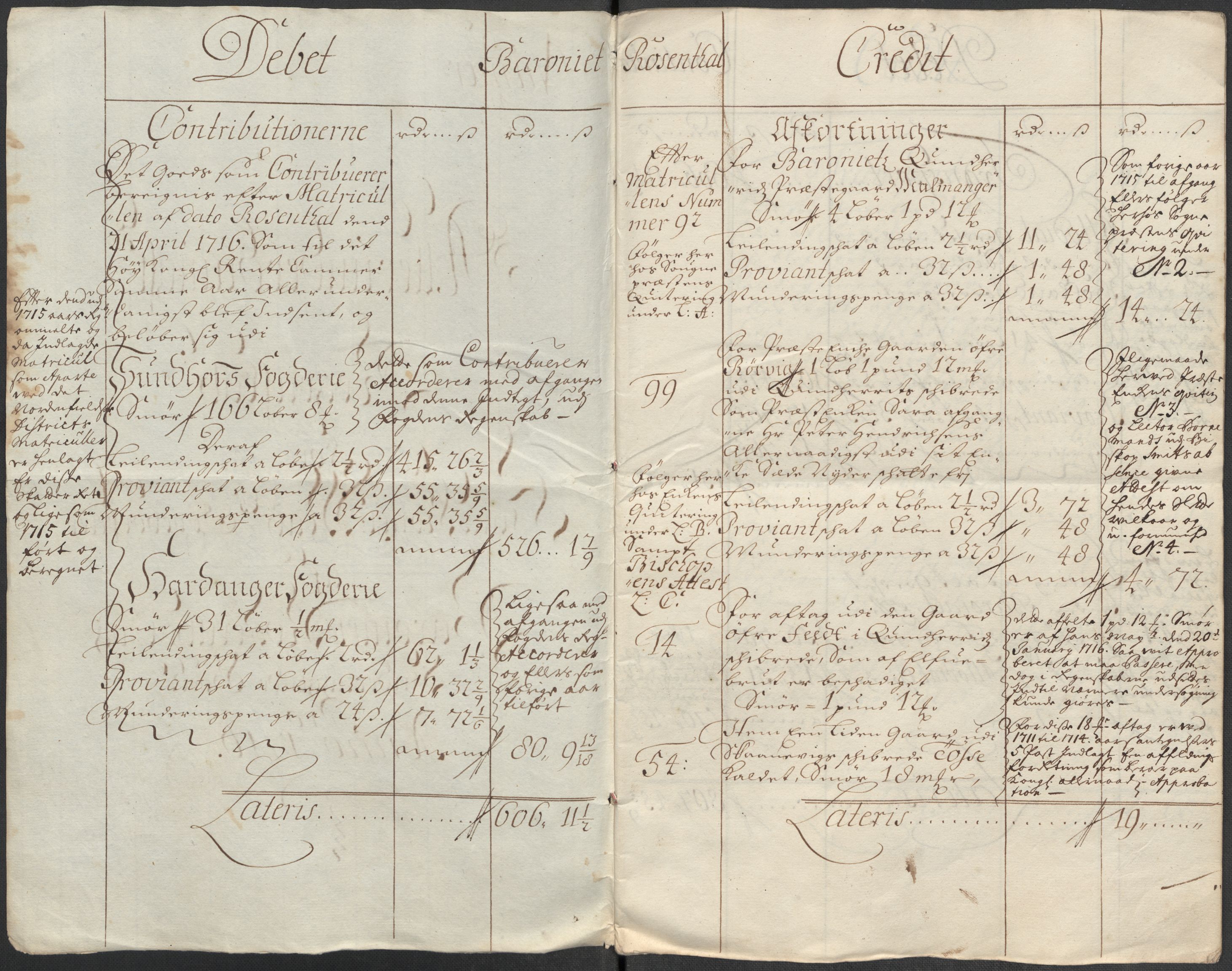 Rentekammeret inntil 1814, Reviderte regnskaper, Fogderegnskap, AV/RA-EA-4092/R49/L3139: Fogderegnskap Rosendal Baroni, 1715-1717, p. 108