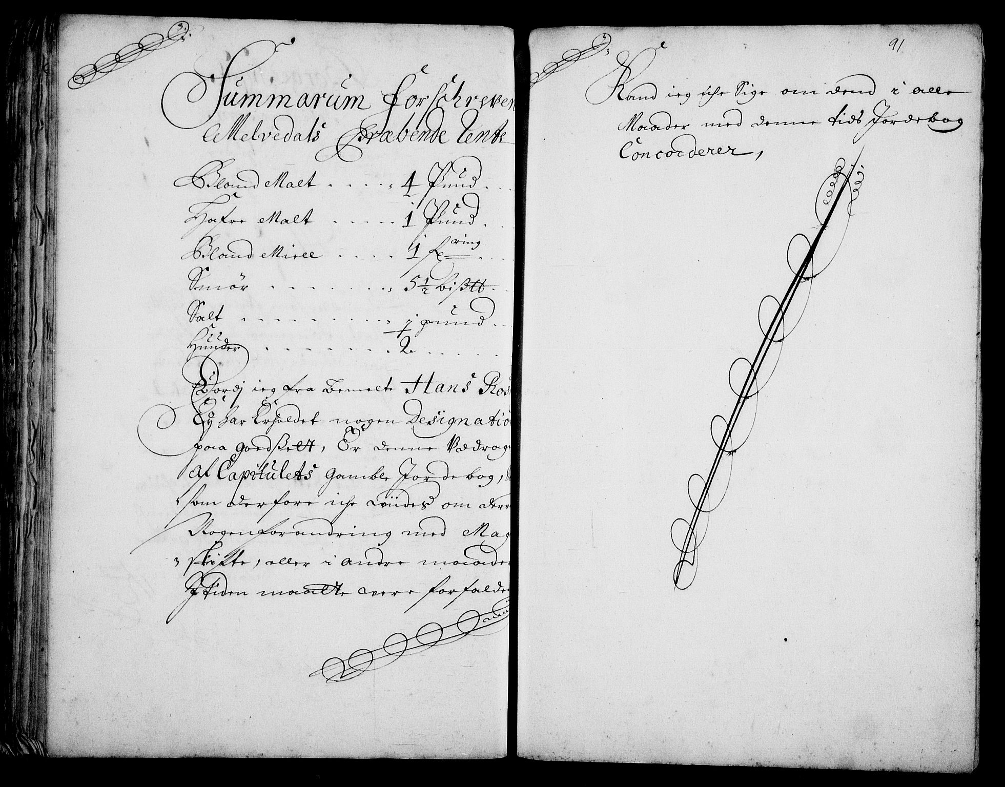 Rentekammeret inntil 1814, Realistisk ordnet avdeling, AV/RA-EA-4070/Fc/Fca/L0001/0006: [Ca I]  Akershus stift / Kristiania kapitels jordebok, 1700, p. 90-91