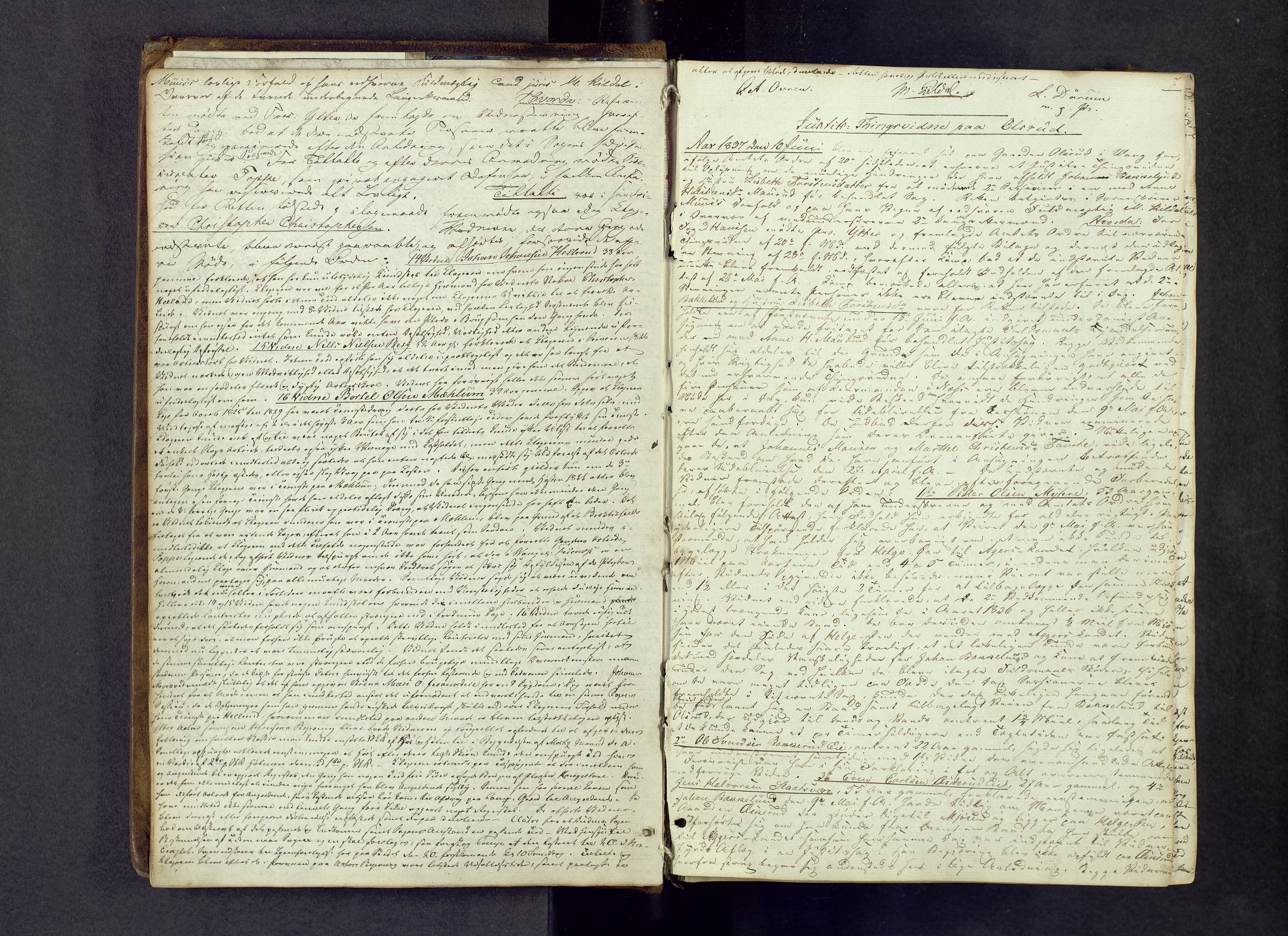 Nord-Hedmark sorenskriveri, AV/SAH-TING-012/G/Gc/L0005: Ekstrarettsprotokoll, 1837-1844, p. 6b-7a