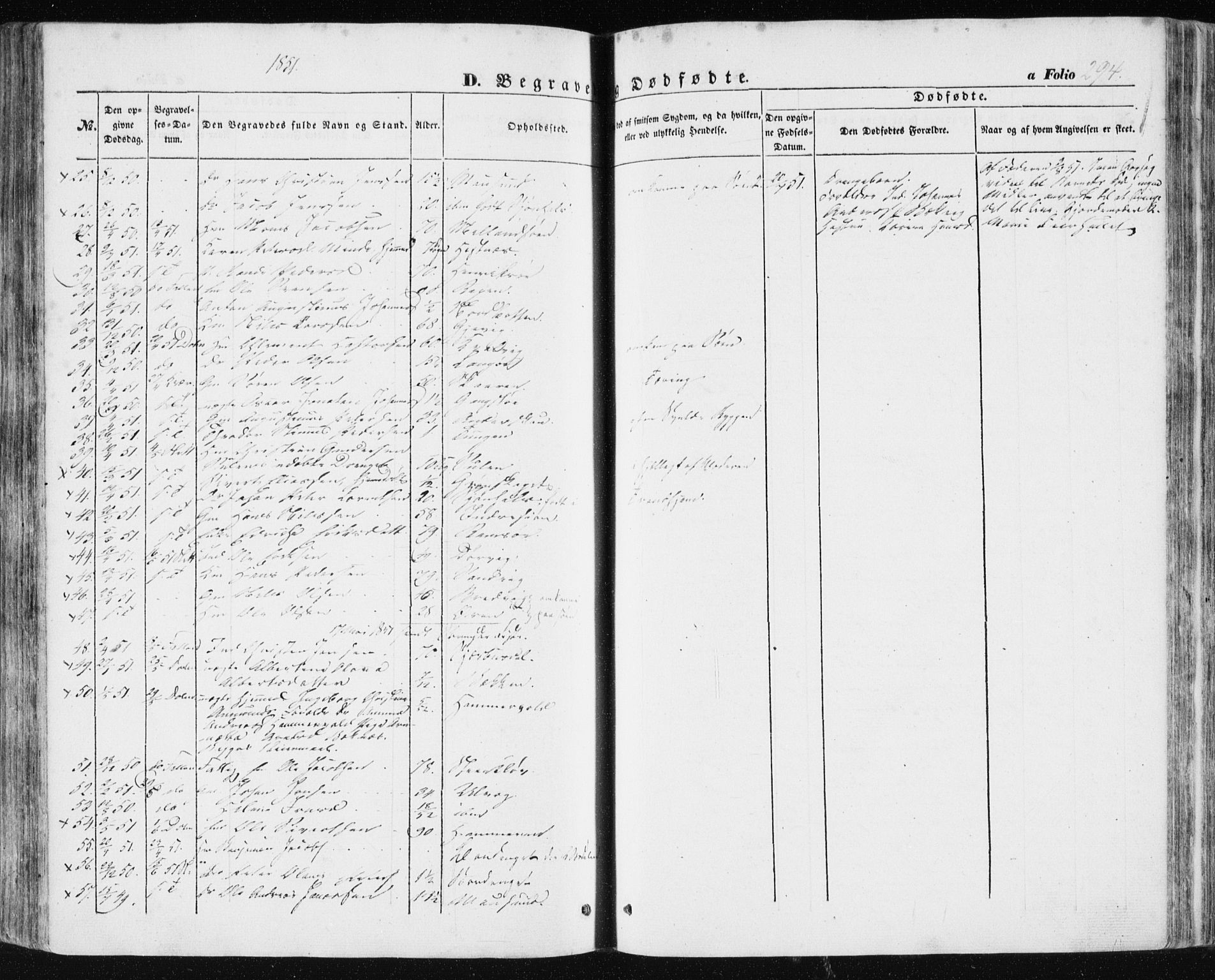 Ministerialprotokoller, klokkerbøker og fødselsregistre - Sør-Trøndelag, SAT/A-1456/634/L0529: Parish register (official) no. 634A05, 1843-1851, p. 294