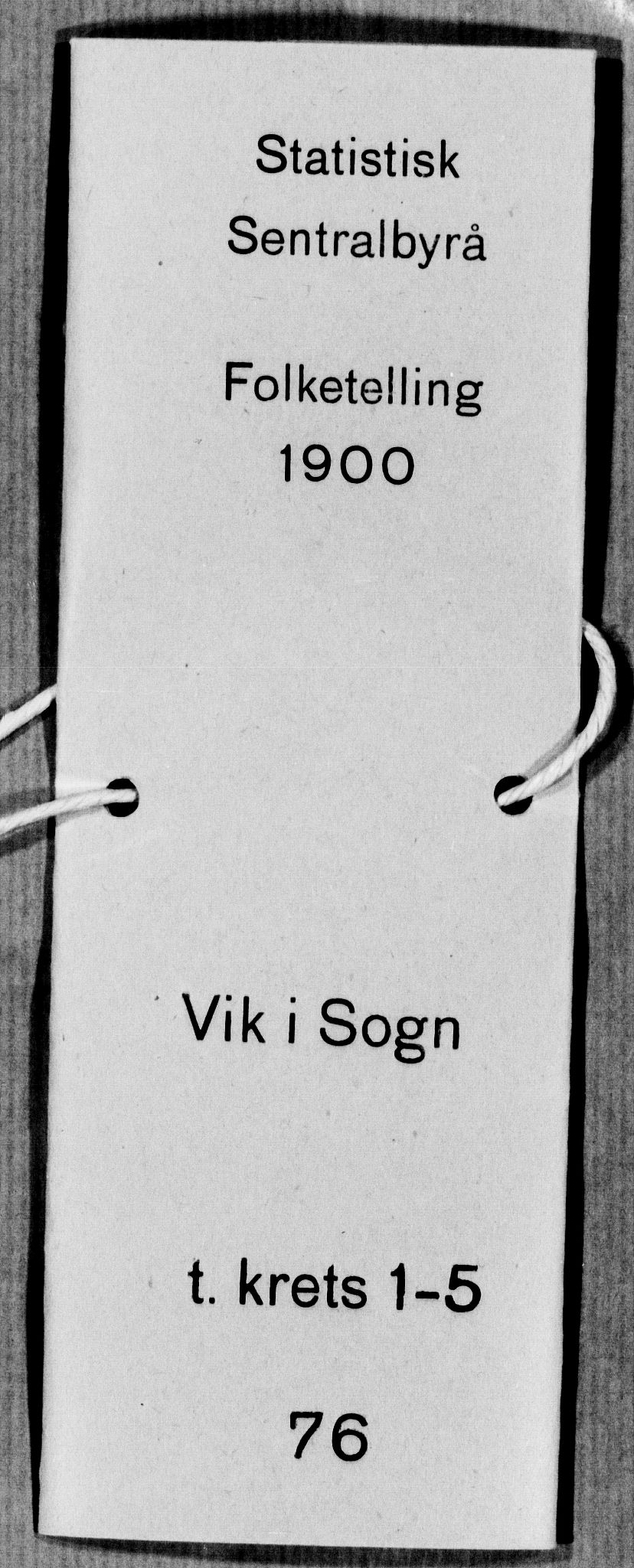 SAB, 1900 census for Vik, 1900, p. 32