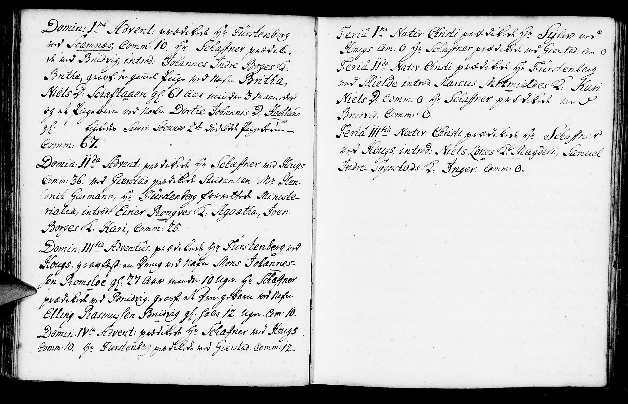 Haus sokneprestembete, AV/SAB-A-75601/H/Haa: Parish register (official) no. A 7, 1748-1766, p. 145