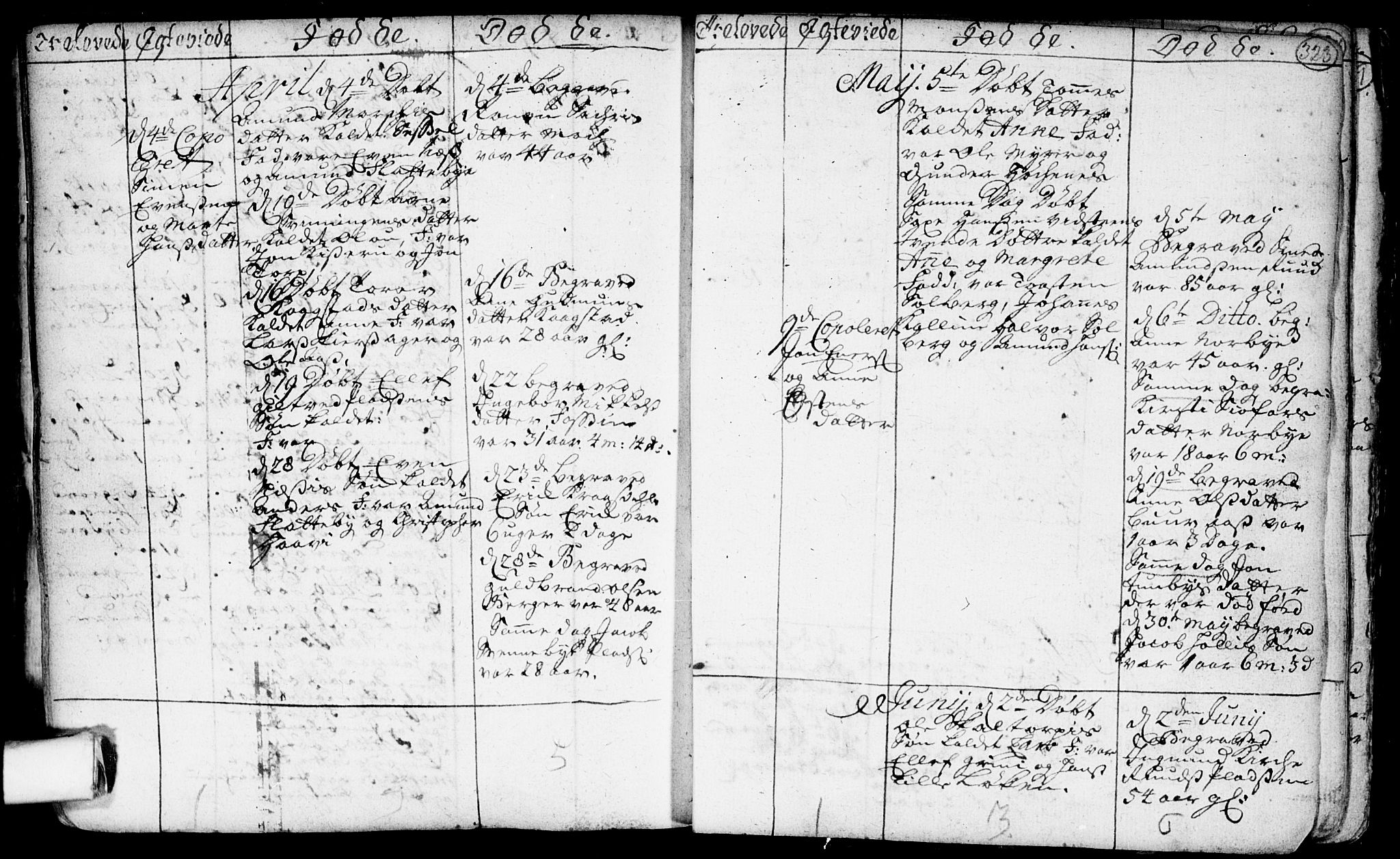 Spydeberg prestekontor Kirkebøker, AV/SAO-A-10924/F/Fa/L0001: Parish register (official) no. I 1, 1696-1738, p. 323