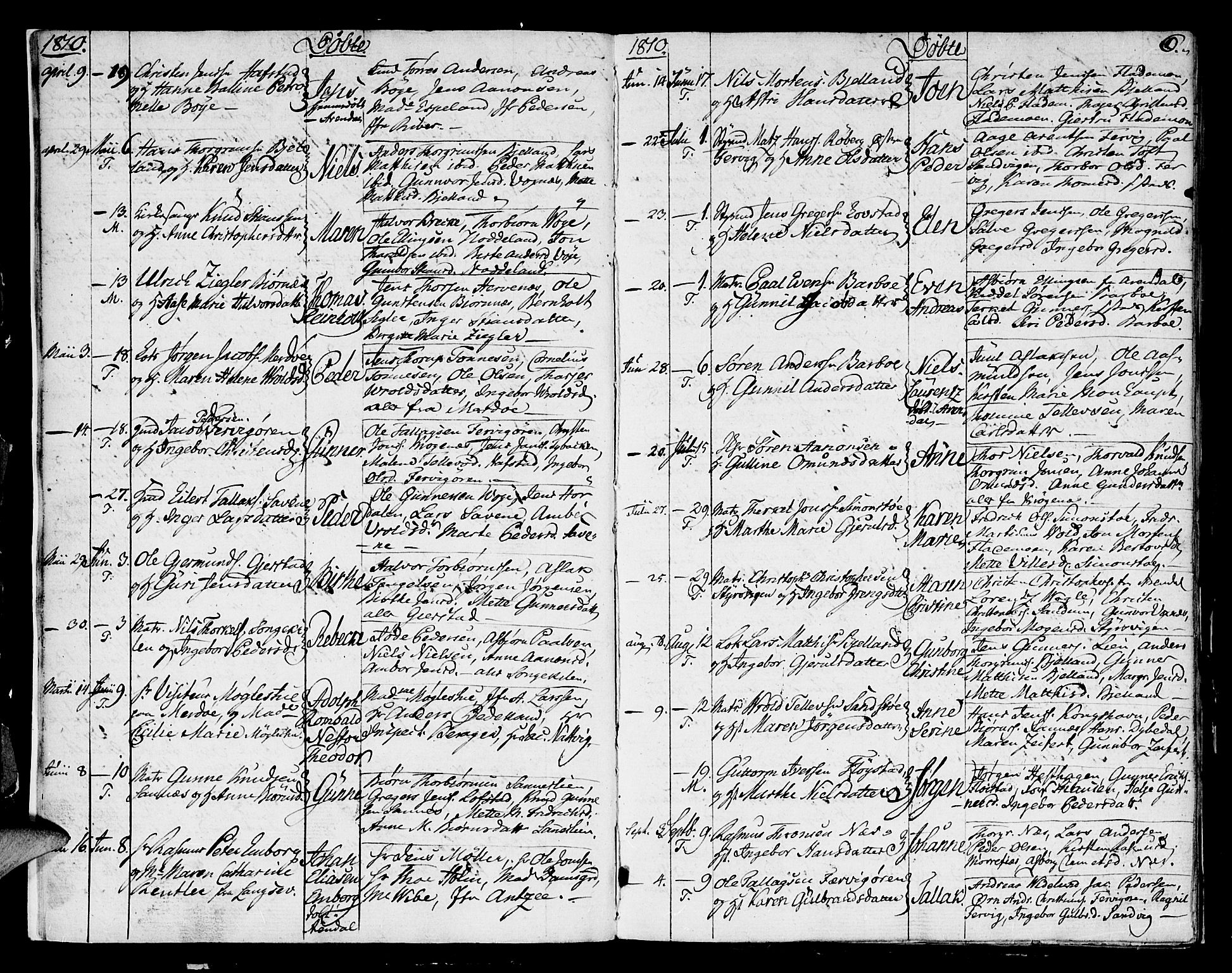 Austre Moland sokneprestkontor, AV/SAK-1111-0001/F/Fa/Faa/L0003: Parish register (official) no. A 3, 1808-1815, p. 6