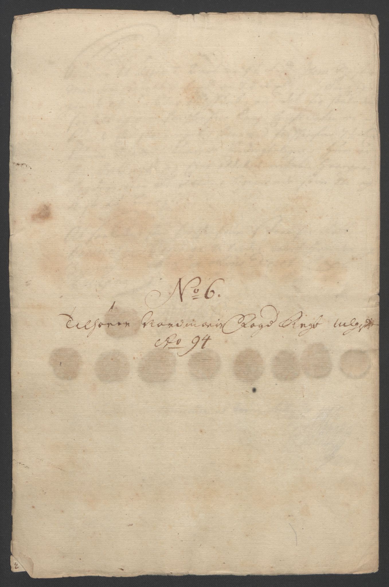 Rentekammeret inntil 1814, Reviderte regnskaper, Fogderegnskap, AV/RA-EA-4092/R56/L3736: Fogderegnskap Nordmøre, 1694-1696, p. 127