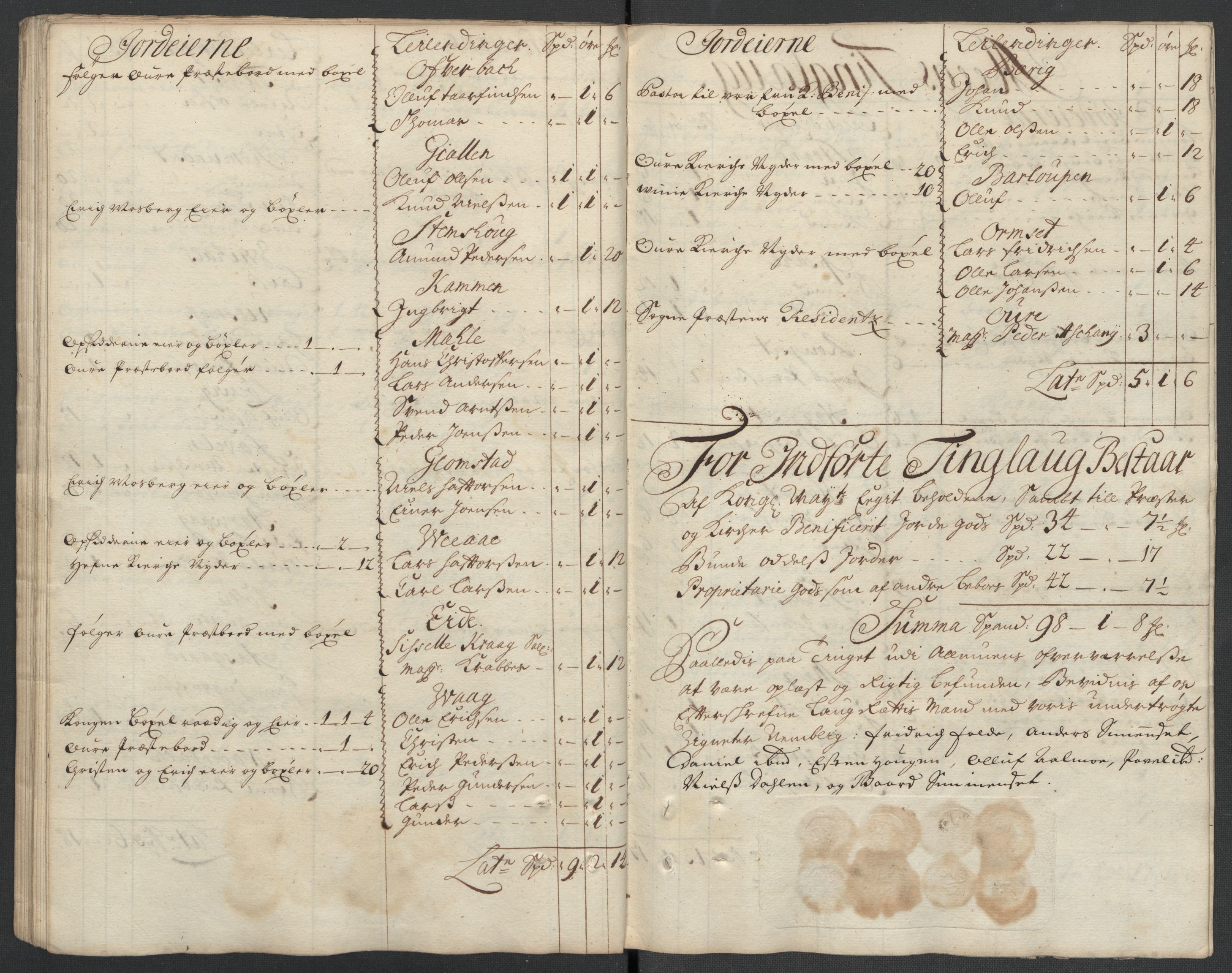 Rentekammeret inntil 1814, Reviderte regnskaper, Fogderegnskap, RA/EA-4092/R56/L3744: Fogderegnskap Nordmøre, 1709-1710, p. 71