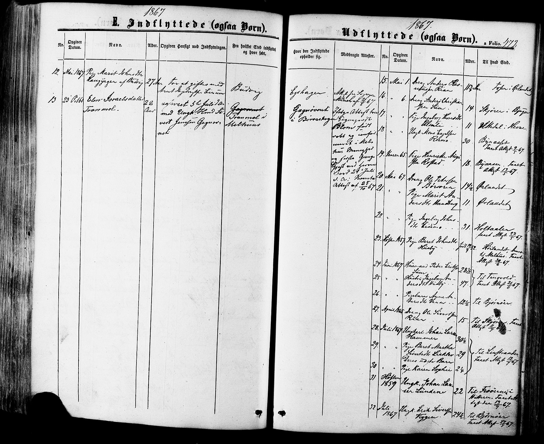 Ministerialprotokoller, klokkerbøker og fødselsregistre - Sør-Trøndelag, SAT/A-1456/665/L0772: Parish register (official) no. 665A07, 1856-1878, p. 472