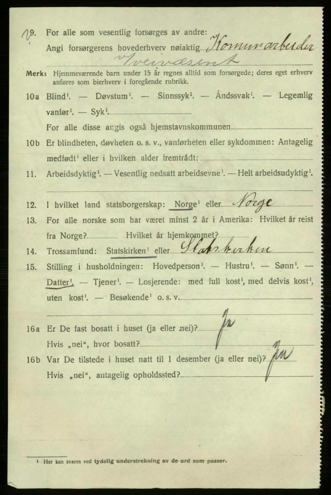 SAO, 1920 census for Fredrikshald, 1920, p. 27424