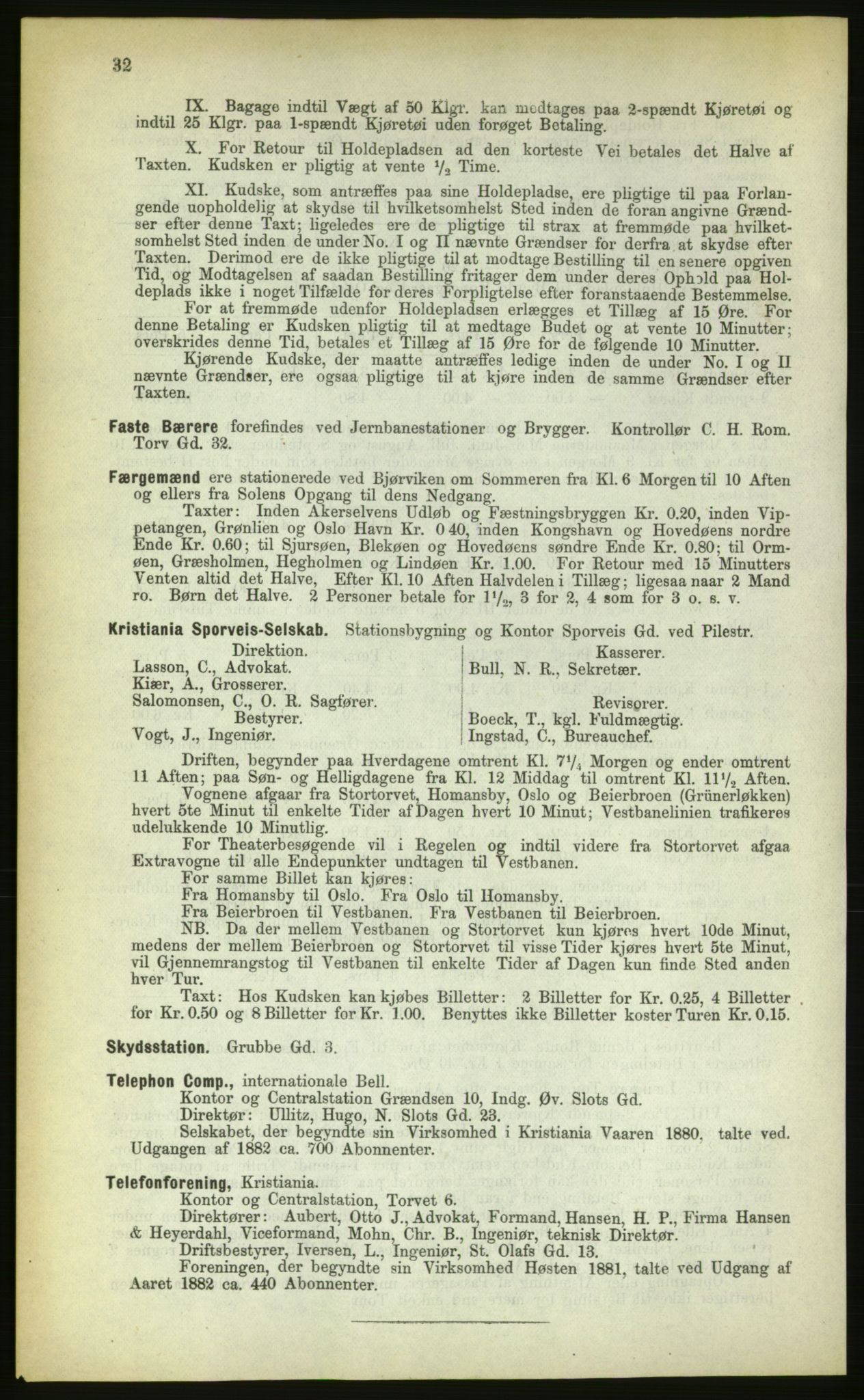 Kristiania/Oslo adressebok, PUBL/-, 1883, p. 32