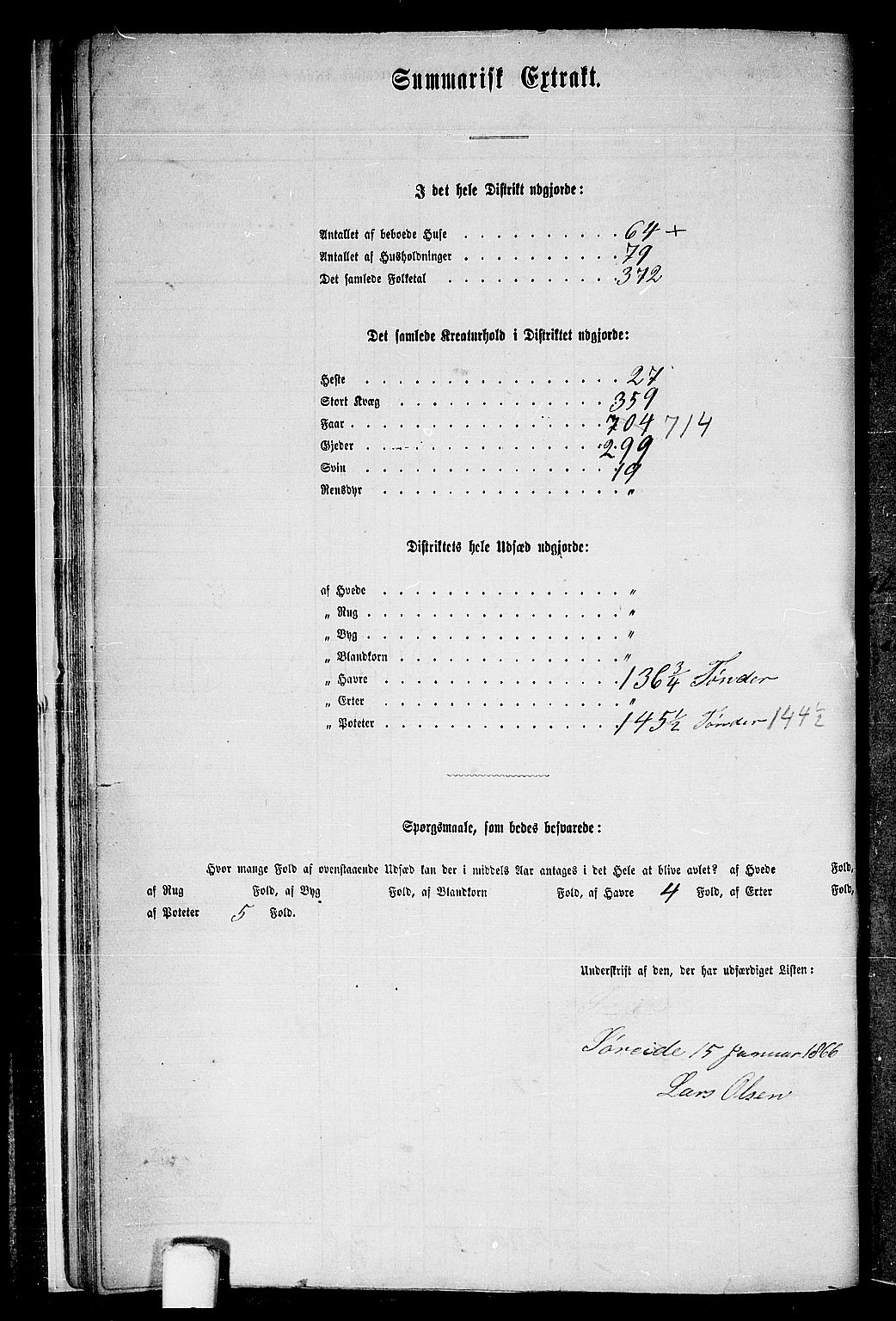 RA, 1865 census for Tysnes, 1865, p. 25