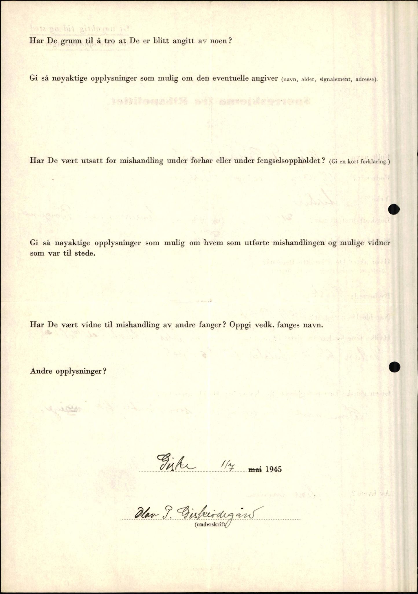 Rikspolitisjefen, AV/RA-S-1560/L/L0005: Gidske, Peder Martin -  Hansell, Georg, 1940-1945, p. 24