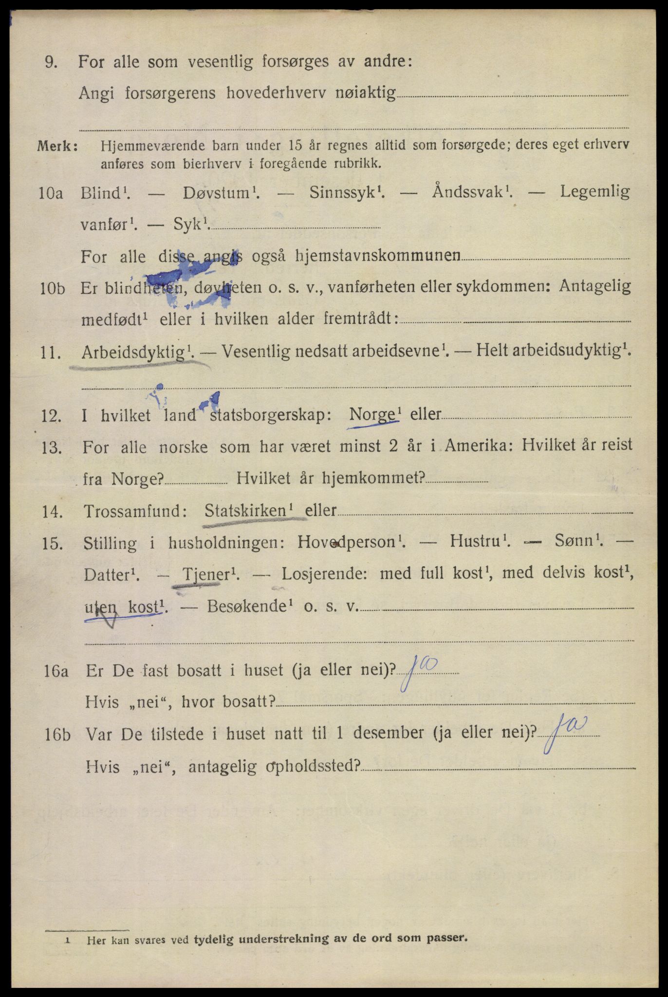 SAKO, 1920 census for Tinn, 1920, p. 17707