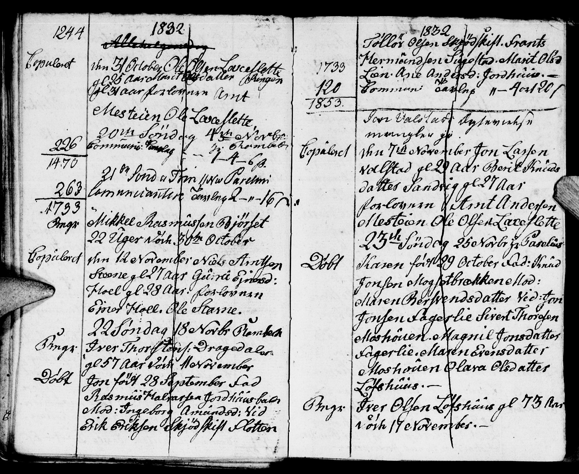 Meldal sokneprestkontor, AV/SAT-A-1123/1/I/I1/I1f/L0008: Parish register draft no. 672I1F, 1827-1866