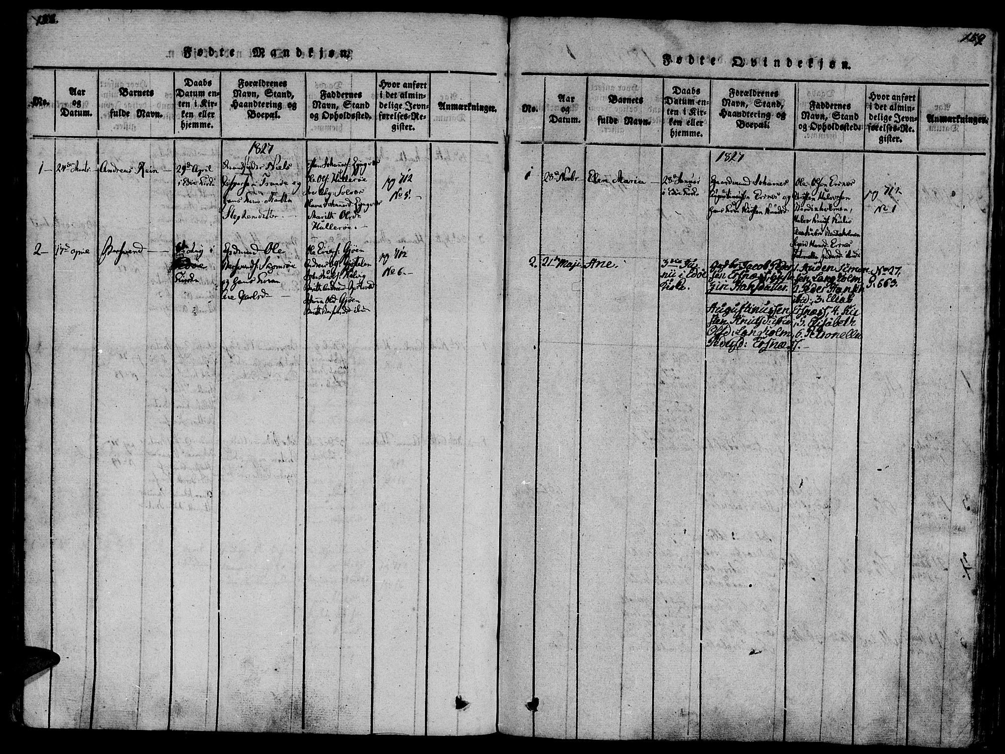 Ministerialprotokoller, klokkerbøker og fødselsregistre - Møre og Romsdal, AV/SAT-A-1454/581/L0934: Parish register (official) no. 581A03 /2, 1819-1827, p. 158-159