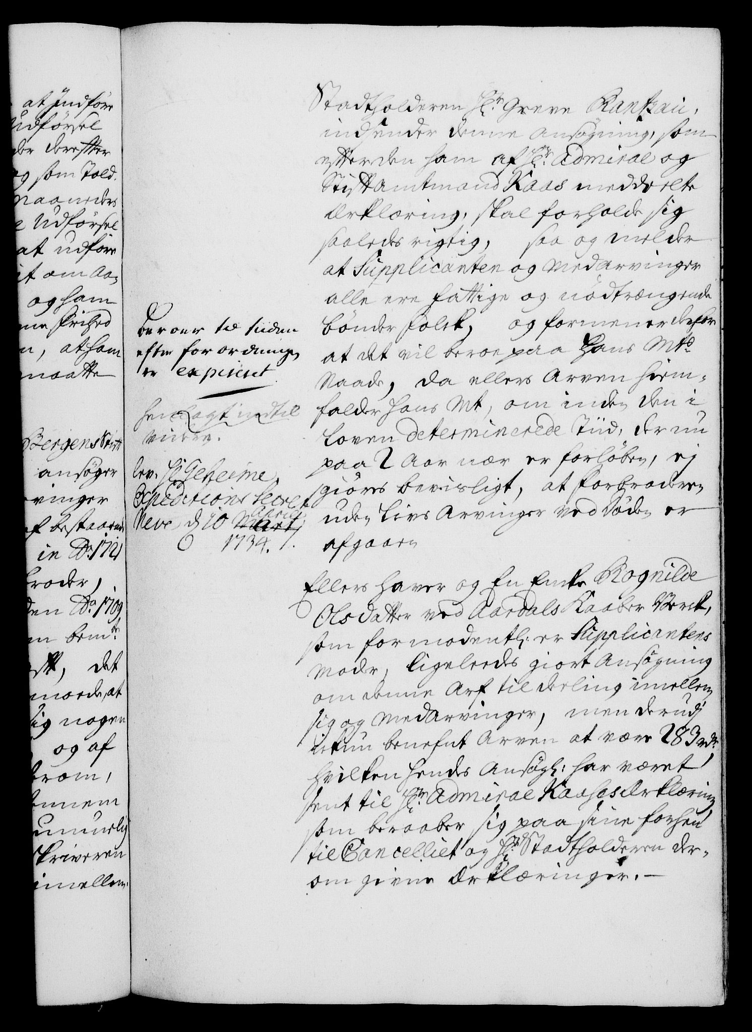 Rentekammeret, Kammerkanselliet, RA/EA-3111/G/Gh/Gha/L0016: Norsk ekstraktmemorialprotokoll (merket RK 53.61), 1734-1735, p. 121