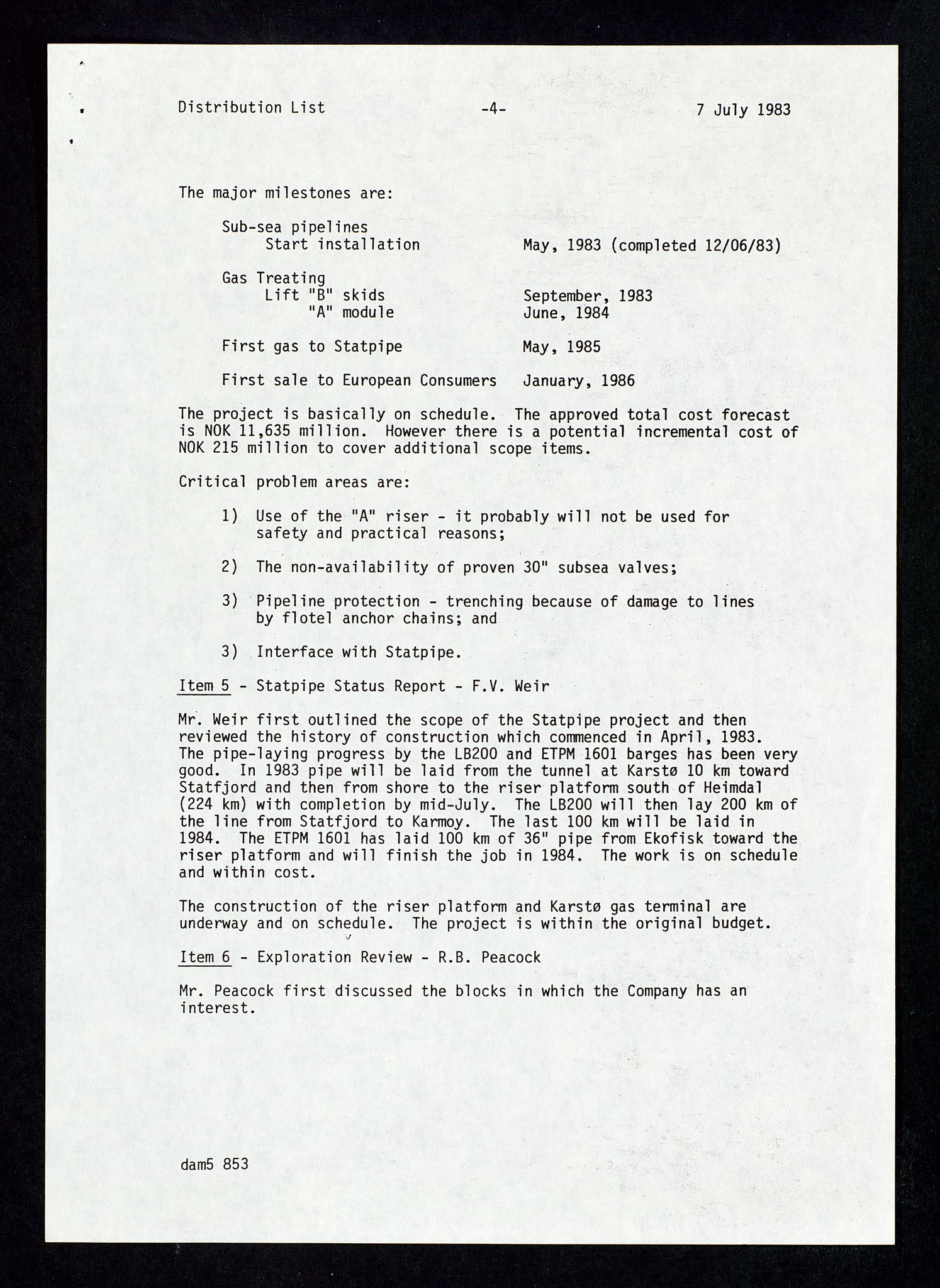 Pa 1578 - Mobil Exploration Norway Incorporated, AV/SAST-A-102024/4/D/Da/L0168: Sak og korrespondanse og styremøter, 1973-1986, p. 188