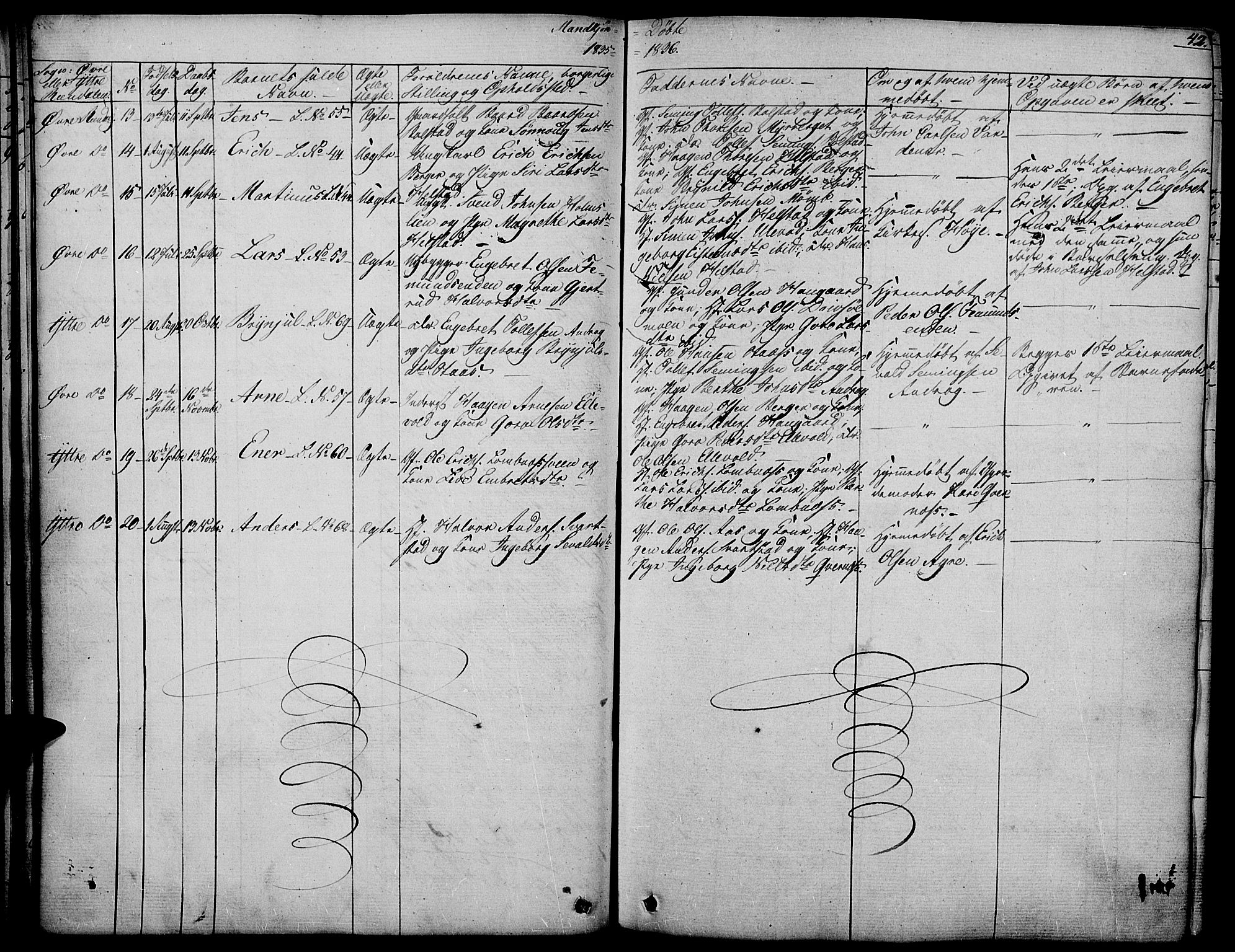 Rendalen prestekontor, AV/SAH-PREST-054/H/Ha/Haa/L0004: Parish register (official) no. 4, 1829-1852, p. 42