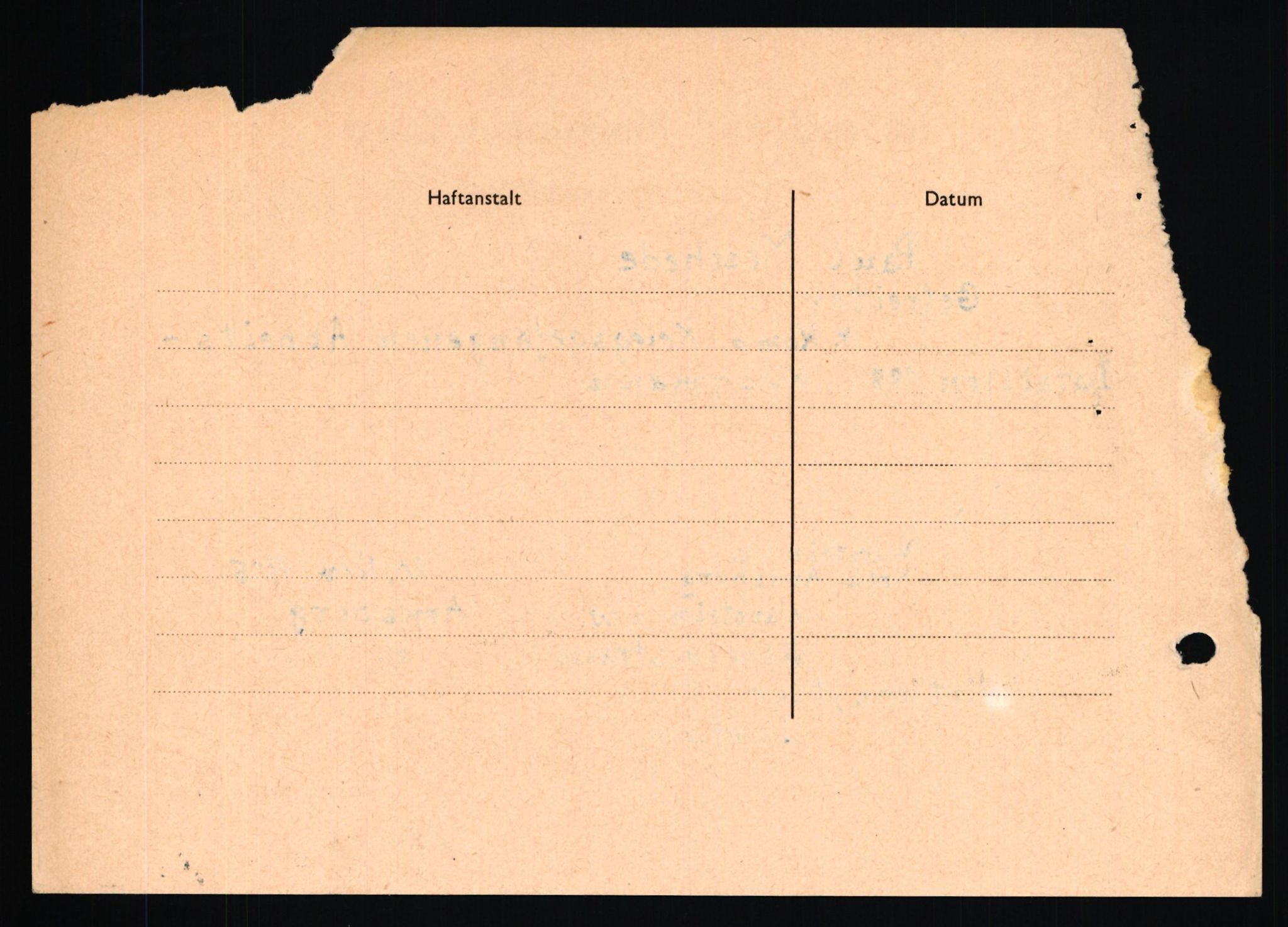 Forsvaret, Forsvarets overkommando II, RA/RAFA-3915/D/Db/L0021: CI Questionaires. Tyske okkupasjonsstyrker i Norge. Tyskere., 1945-1946, p. 446