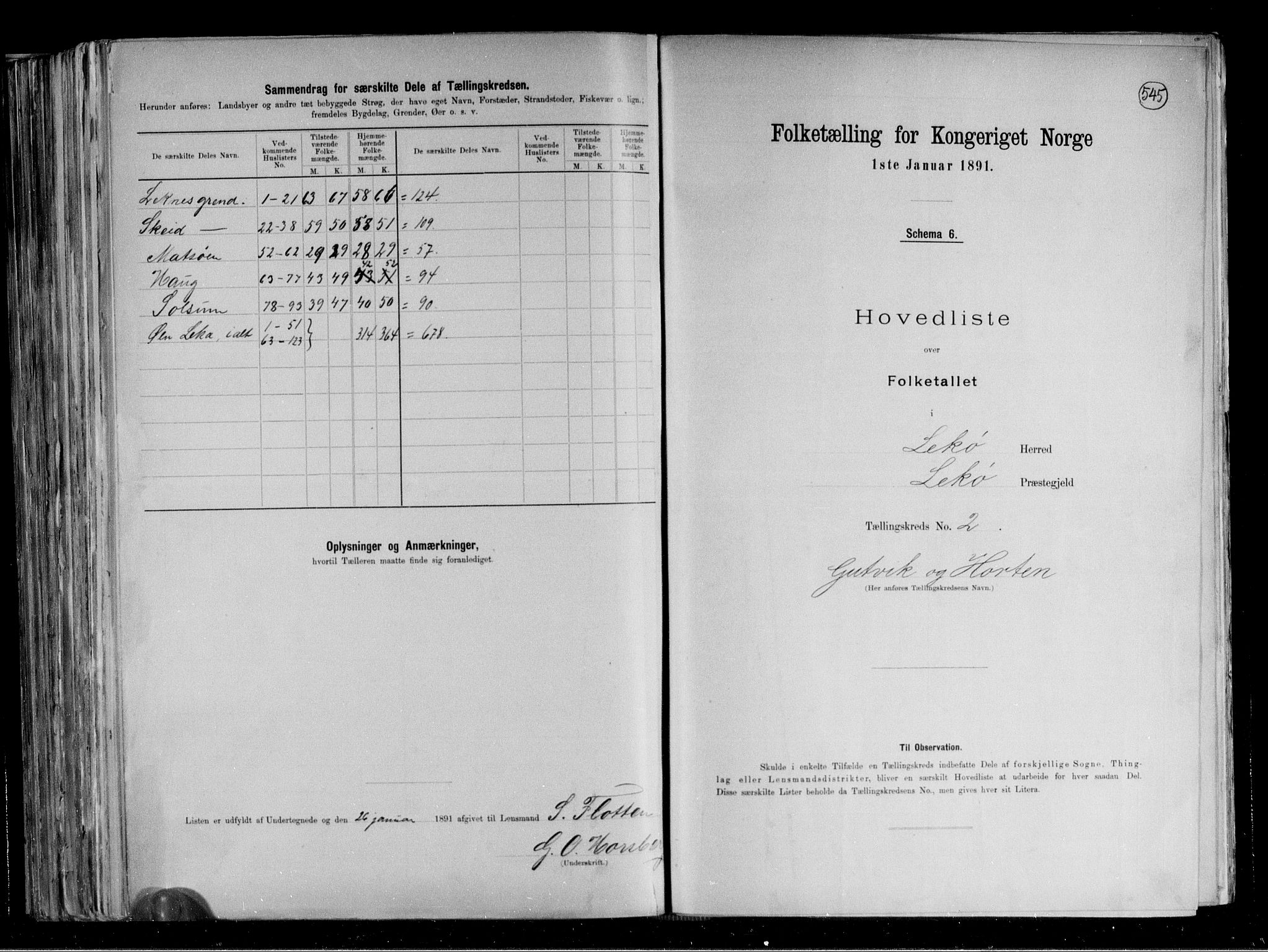 RA, 1891 census for 1755 Leka, 1891, p. 11