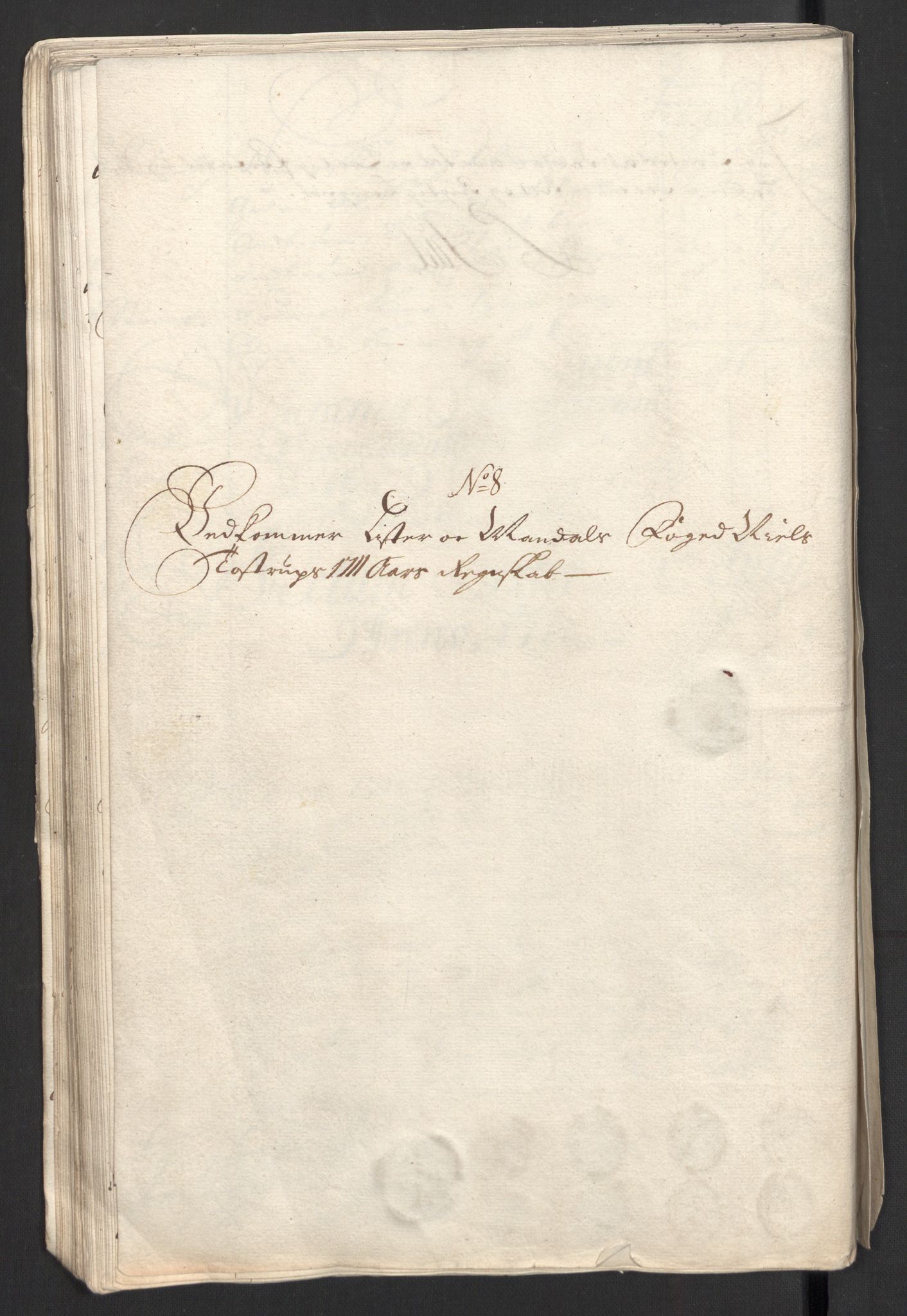 Rentekammeret inntil 1814, Reviderte regnskaper, Fogderegnskap, RA/EA-4092/R43/L2554: Fogderegnskap Lista og Mandal, 1711, p. 445