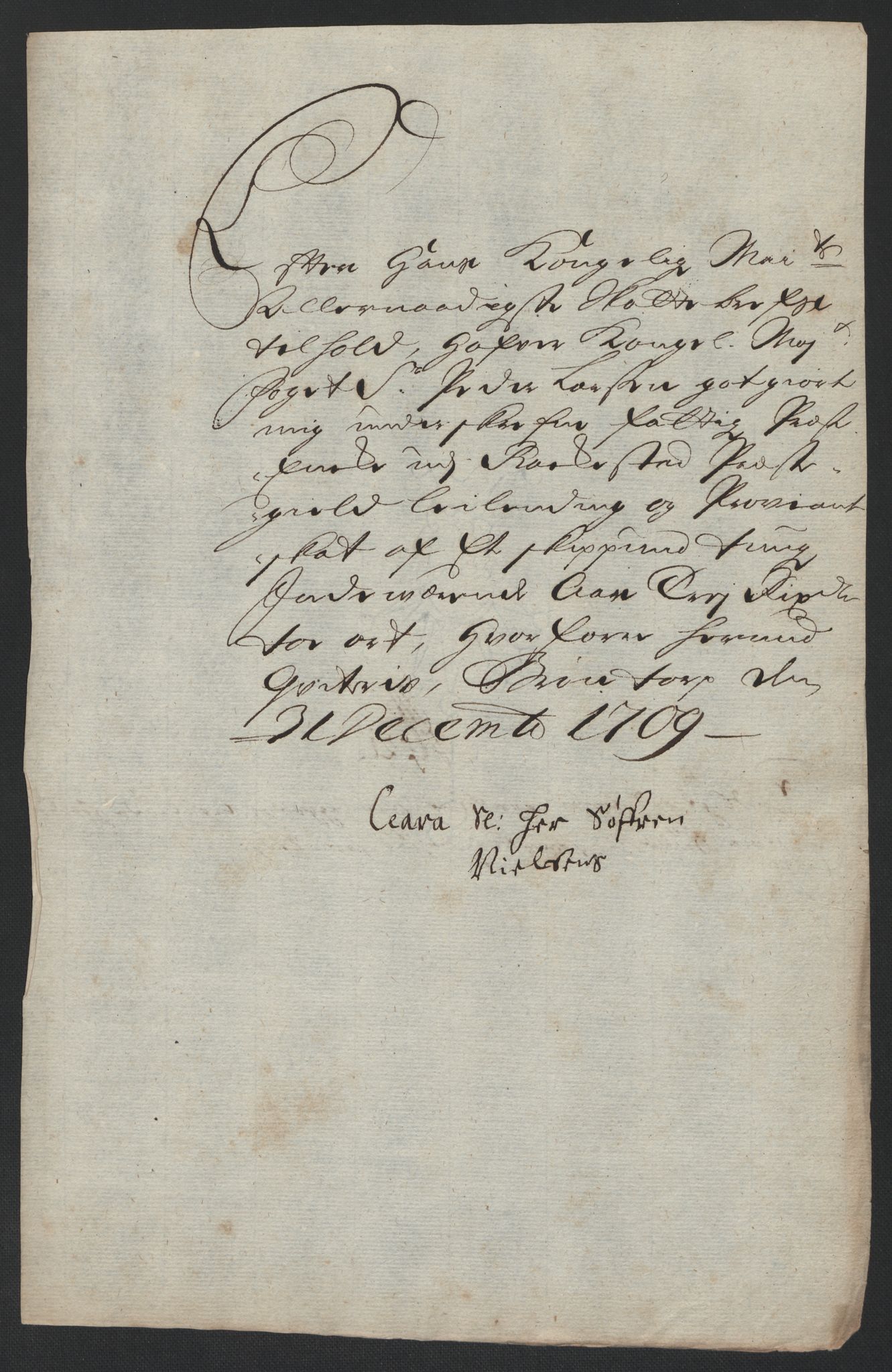 Rentekammeret inntil 1814, Reviderte regnskaper, Fogderegnskap, AV/RA-EA-4092/R07/L0301: Fogderegnskap Rakkestad, Heggen og Frøland, 1709, p. 262