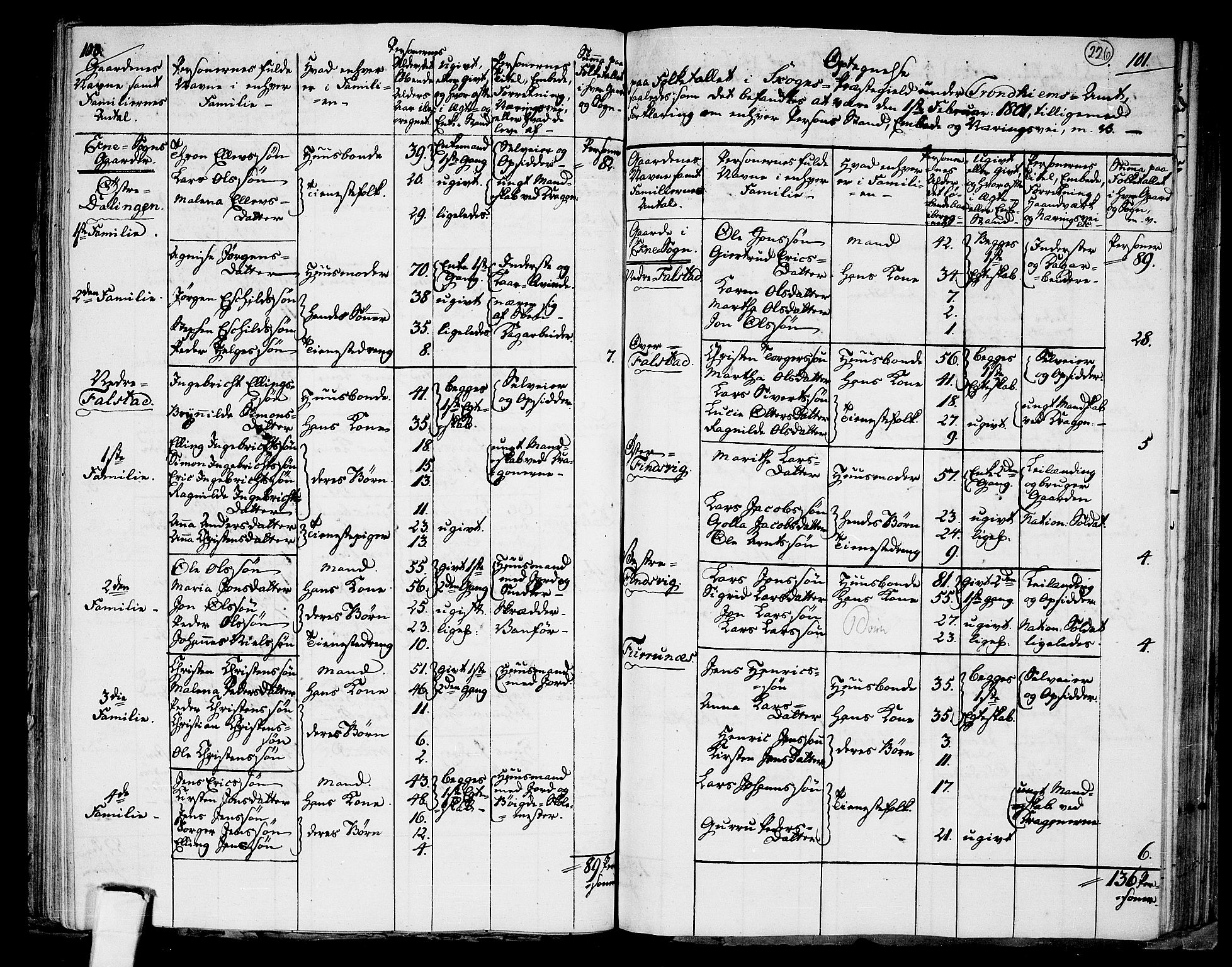 RA, 1801 census for 1719P Skogn, 1801, p. 225b-226a