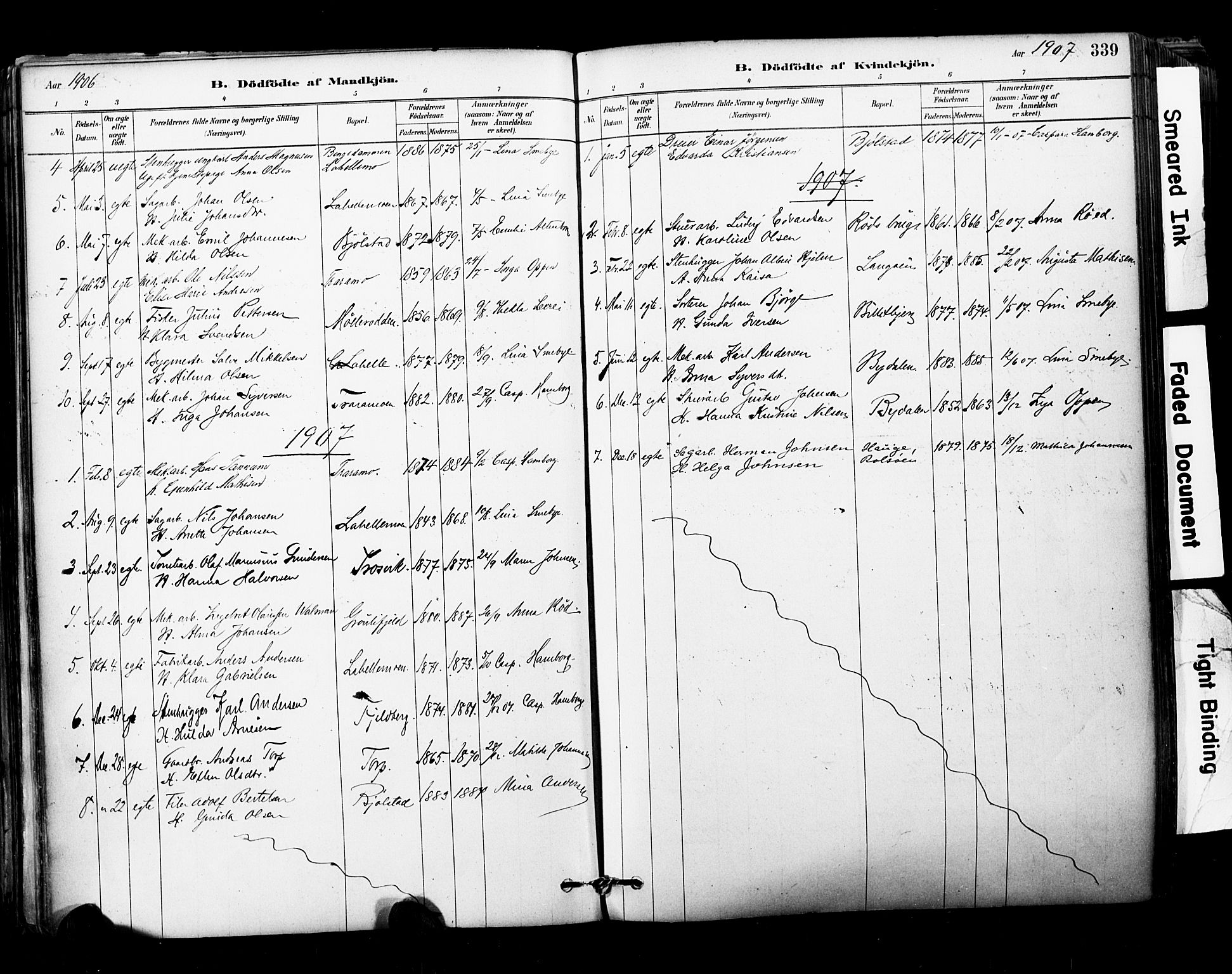 Glemmen prestekontor Kirkebøker, SAO/A-10908/F/Fa/L0011: Parish register (official) no. 11, 1878-1917, p. 339