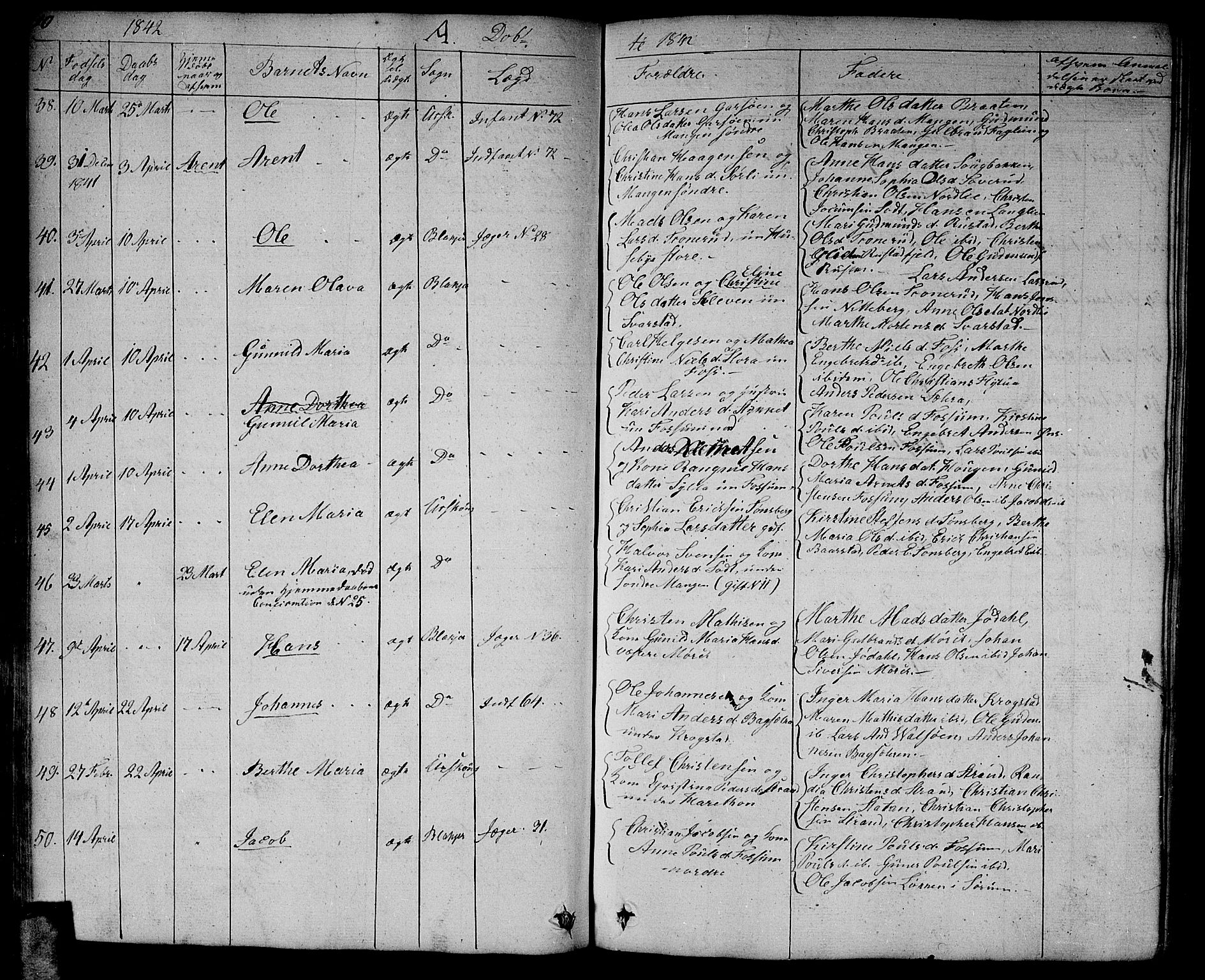 Aurskog prestekontor Kirkebøker, AV/SAO-A-10304a/G/Ga/L0002: Parish register (copy) no. I 2, 1829-1857, p. 90