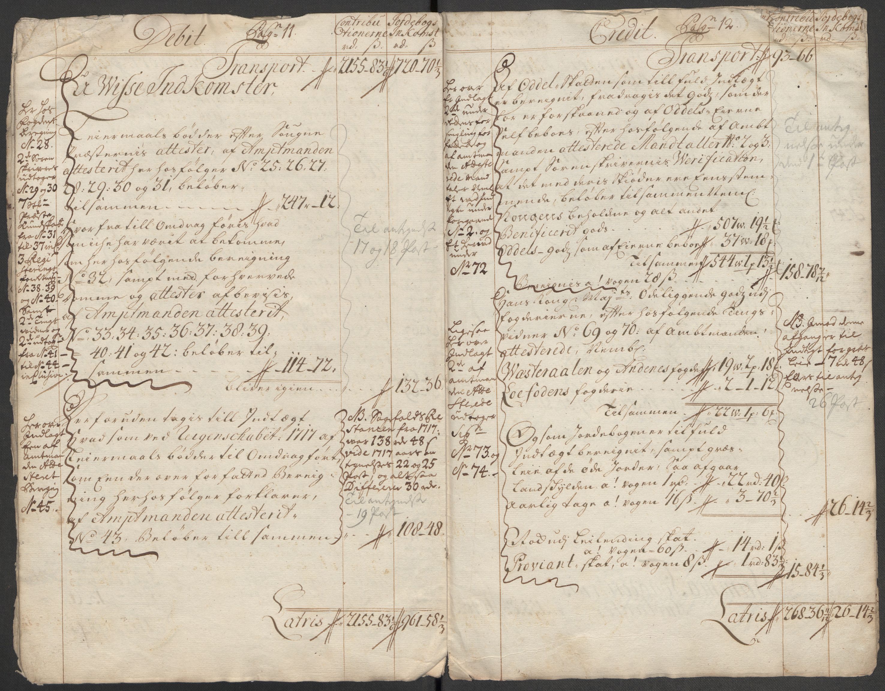 Rentekammeret inntil 1814, Reviderte regnskaper, Fogderegnskap, AV/RA-EA-4092/R67/L4684: Fogderegnskap Vesterålen, Andenes og Lofoten, 1718, p. 10