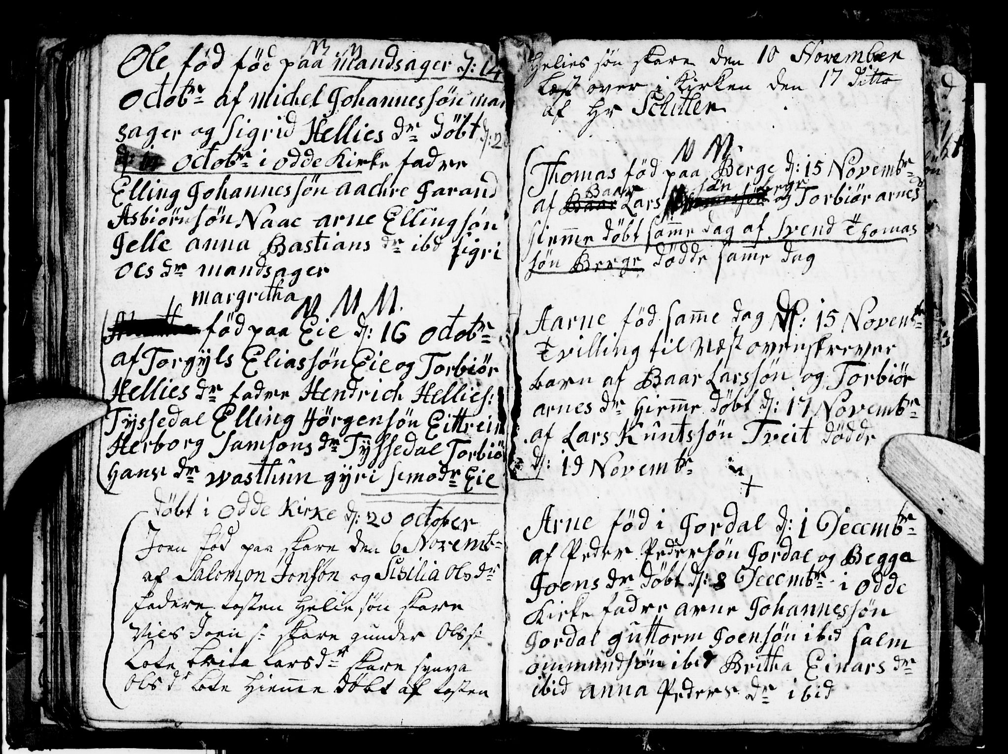 Odda Sokneprestembete, AV/SAB-A-77201/H/Hab: Parish register (copy) no. A 3, 1792-1797, p. 77