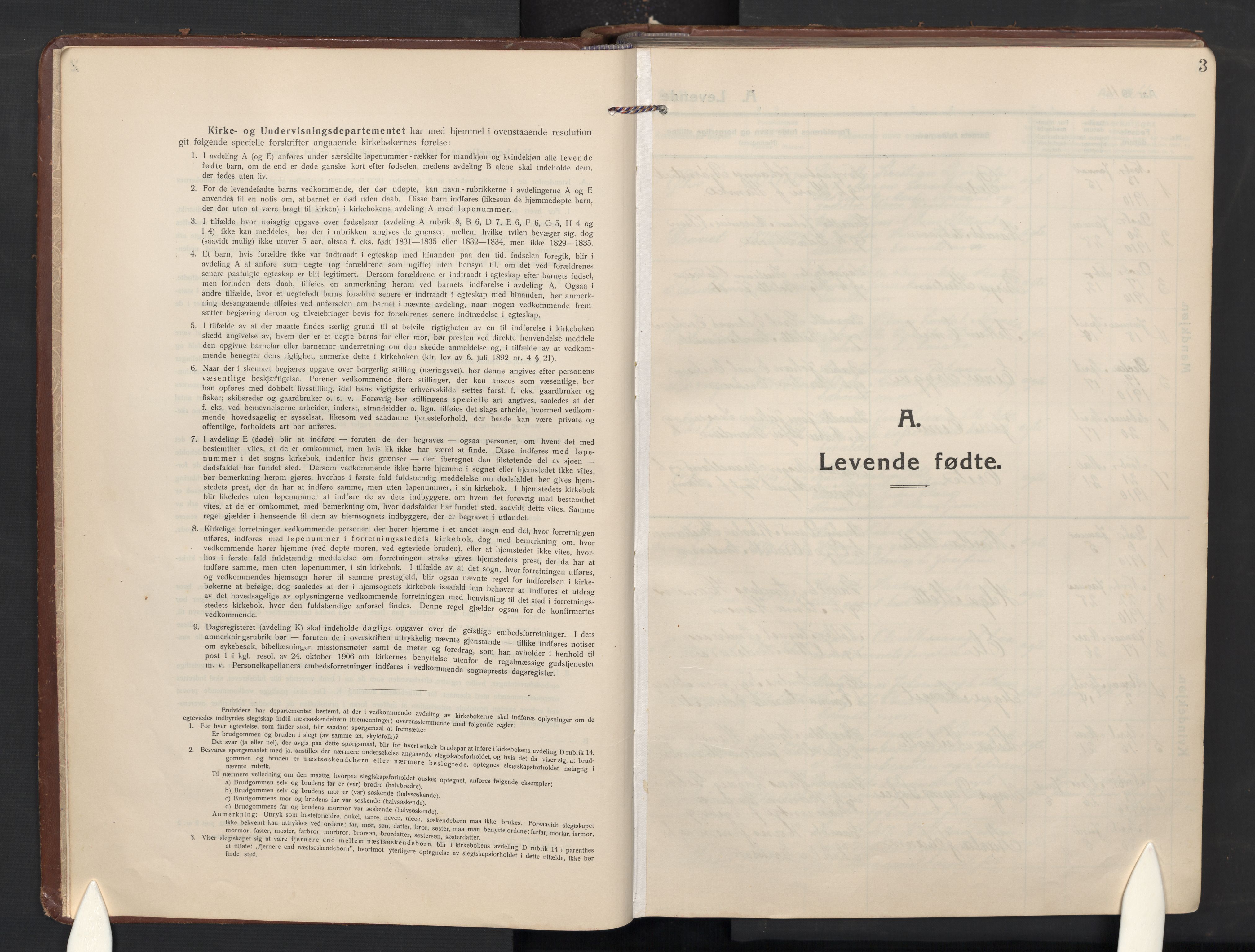 Idd prestekontor Kirkebøker, SAO/A-10911/G/Gc/L0002: Parish register (copy) no. III 2, 1911-1932, p. 3